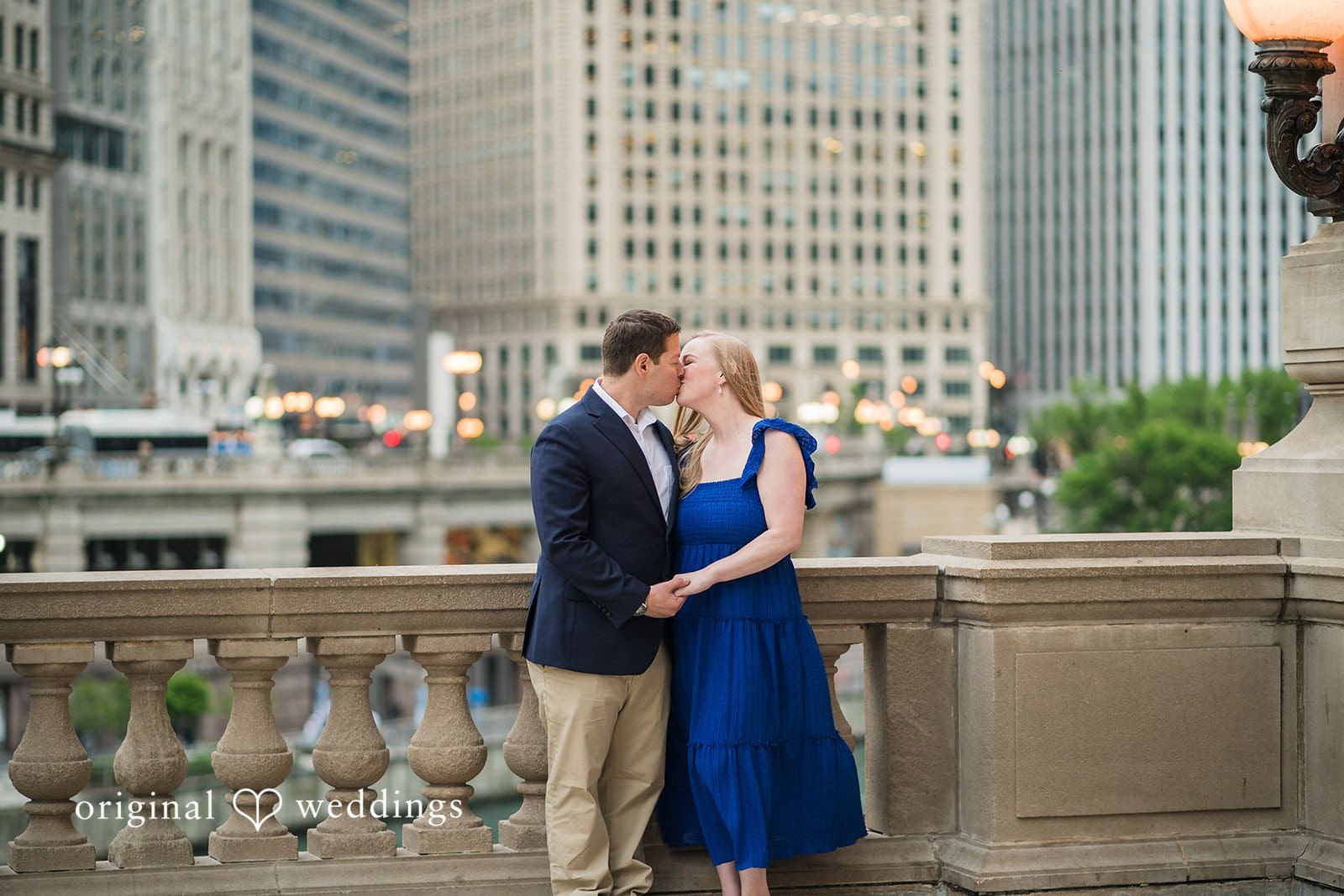 Wrigley Building Engagement // Raymond & Katherine -