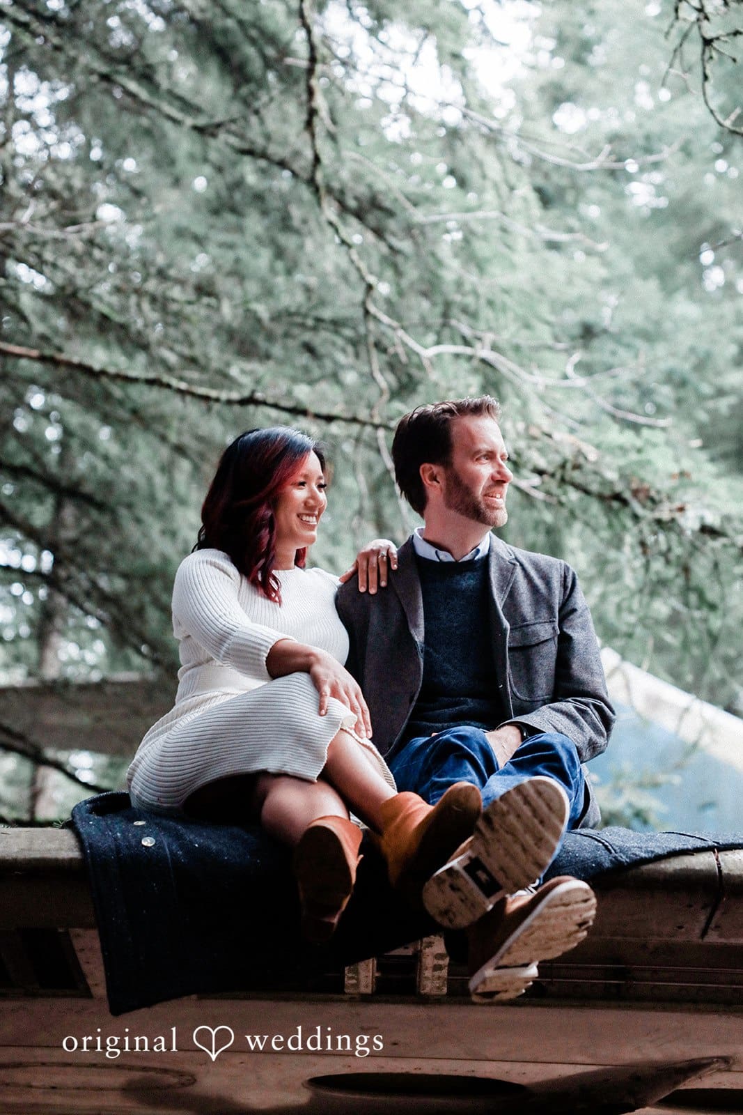 Airplane Home Portland Engagement // Vy & Aaron -