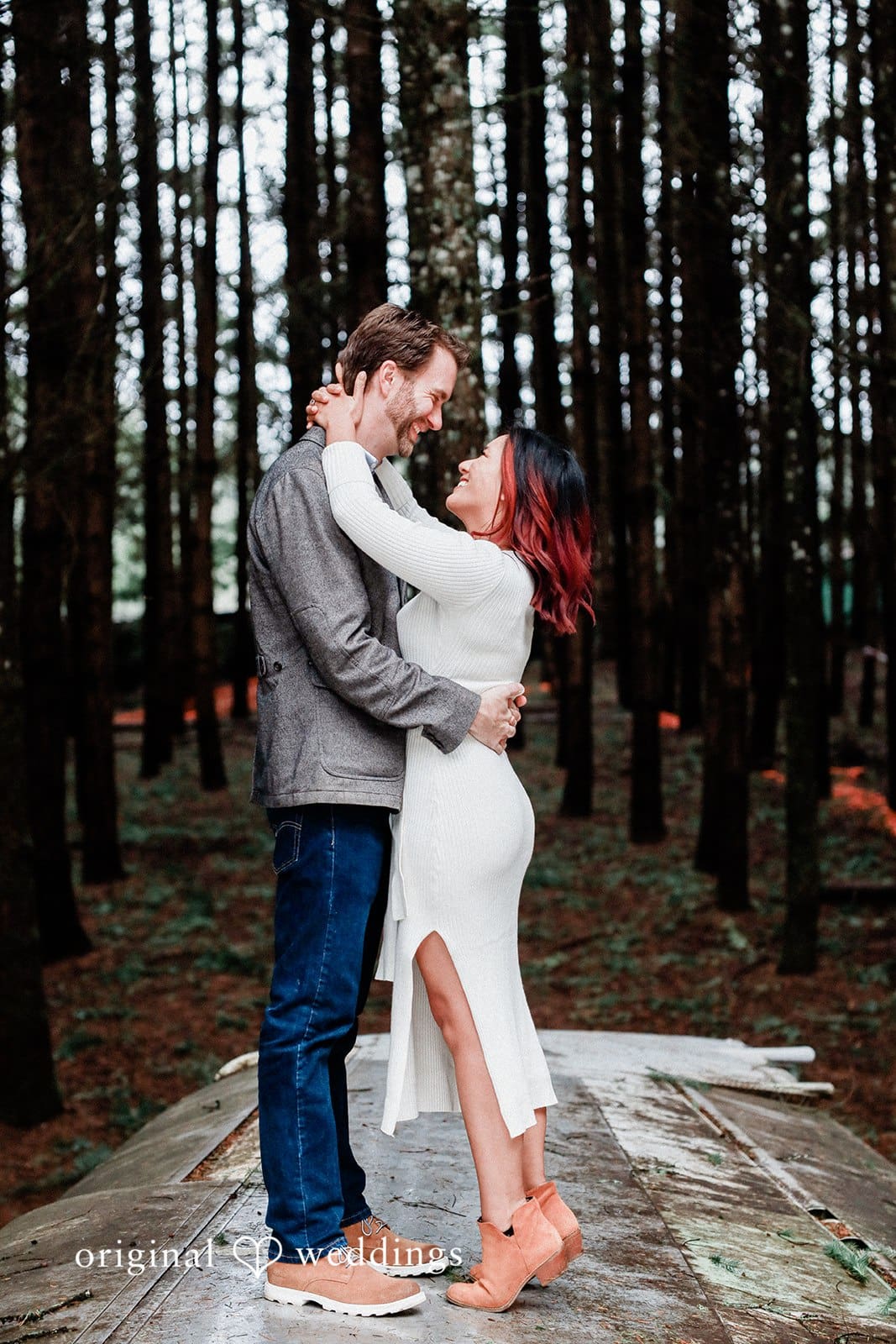 Airplane Home Portland Engagement // Vy & Aaron -