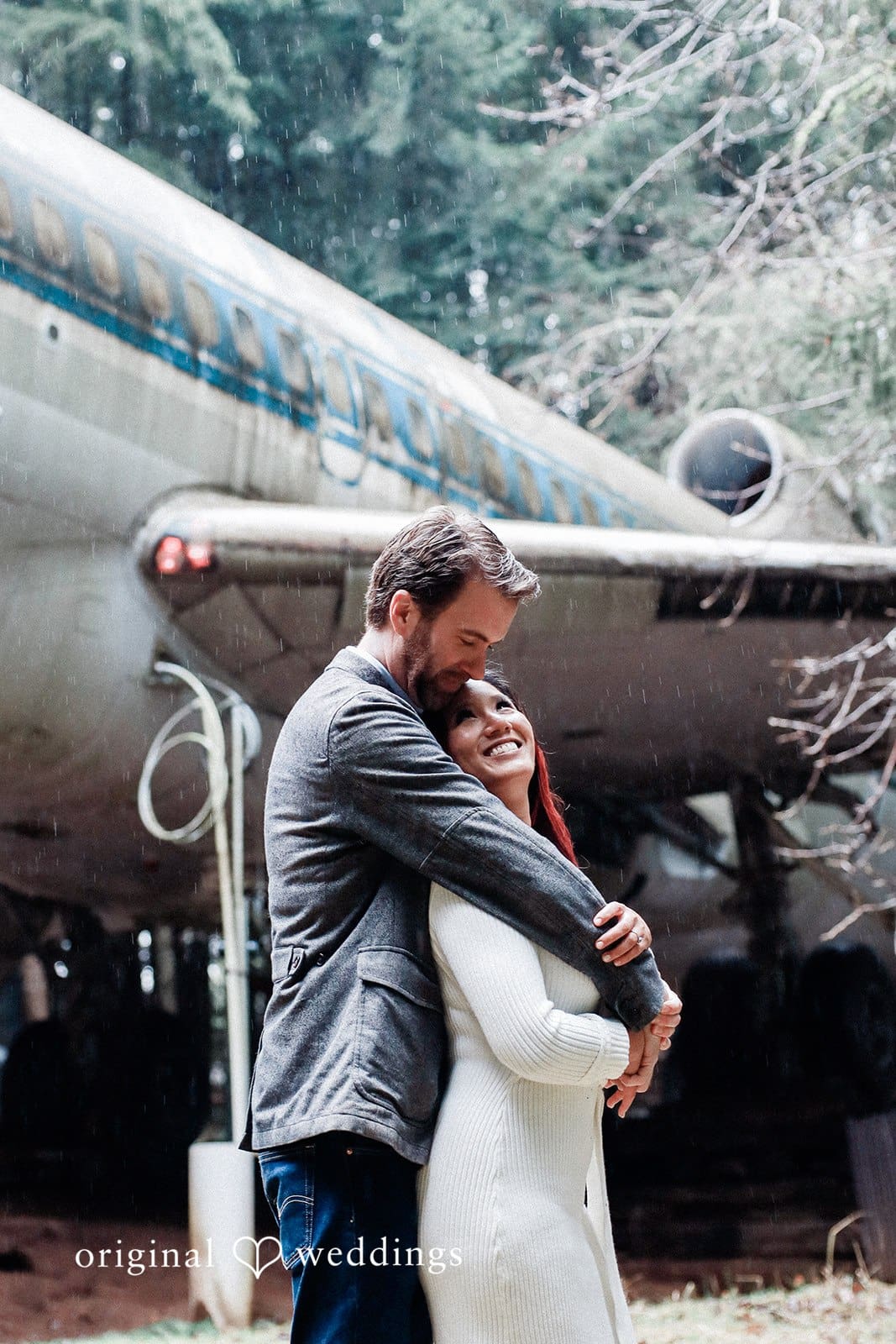 Airplane Home Portland Engagement // Vy & Aaron -