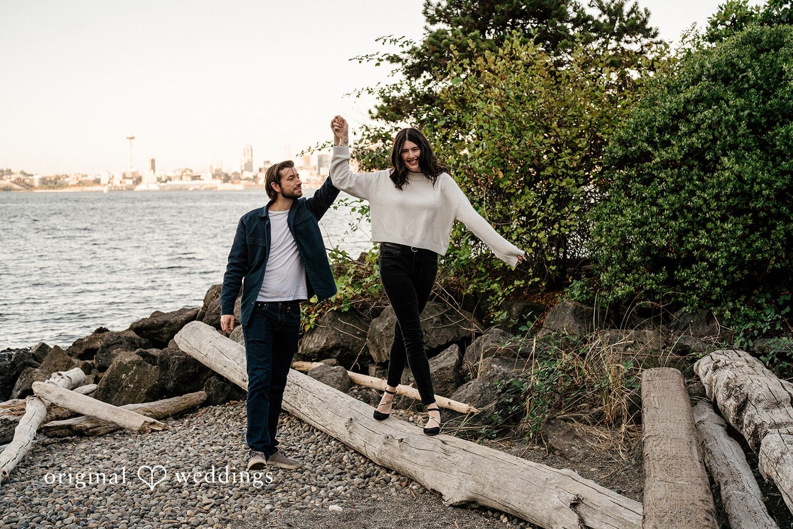 Alki Beach Engagement // Gillian & Joshua -