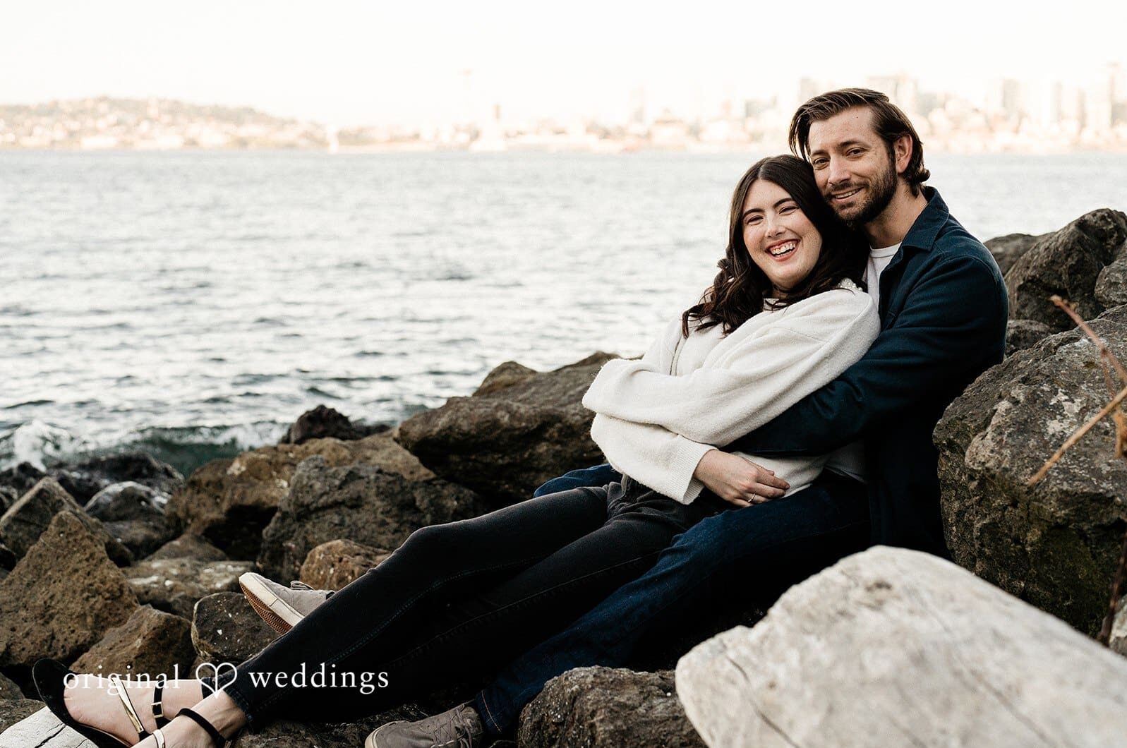 Alki Beach Engagement