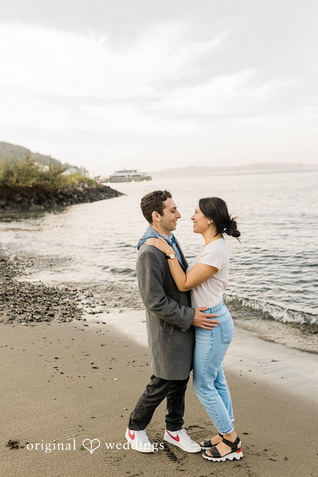 Alki Beach Engagement // Marisa & Babak -