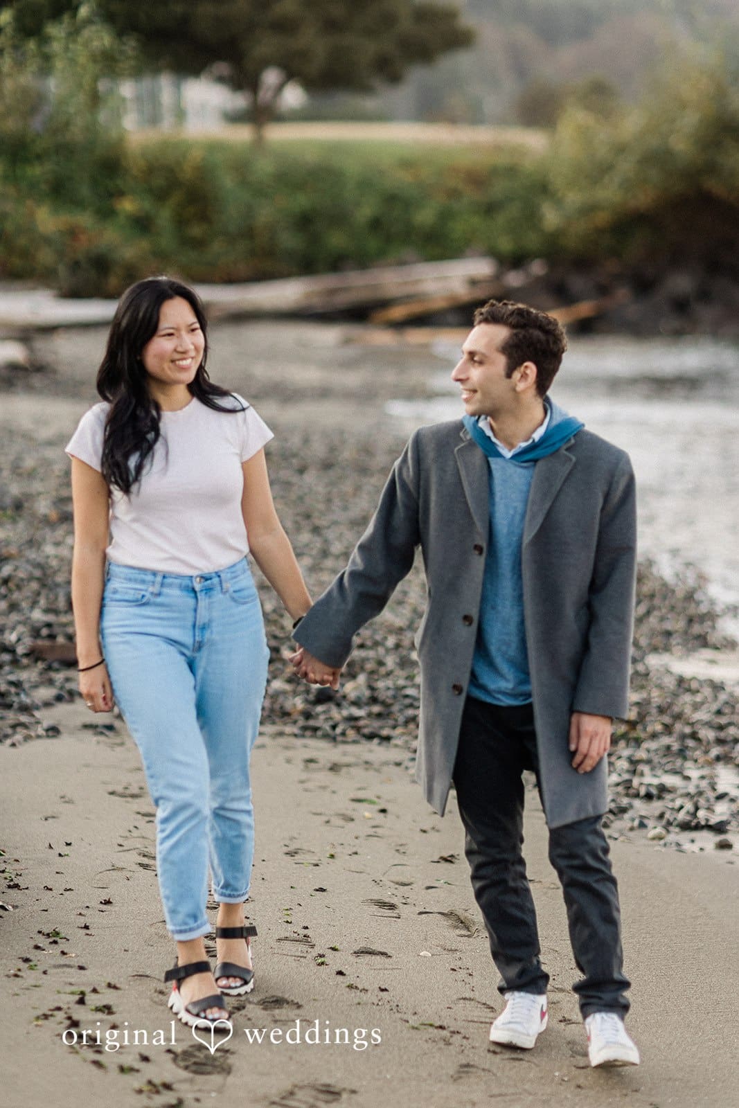 Alki Beach Engagement // Marisa & Babak -