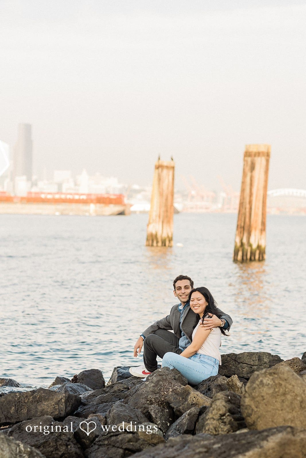 Alki Beach Engagement // Marisa & Babak -
