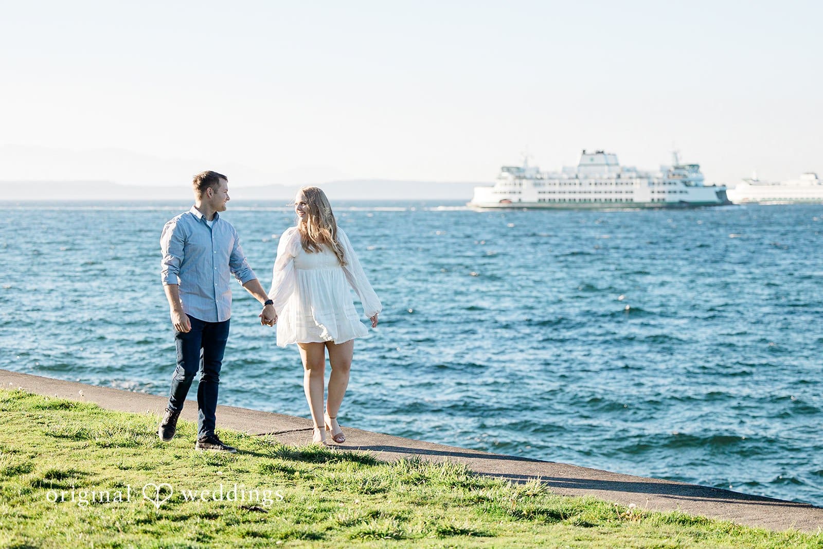 Alki Beach Pier Engagement // Tracey & Zachary -