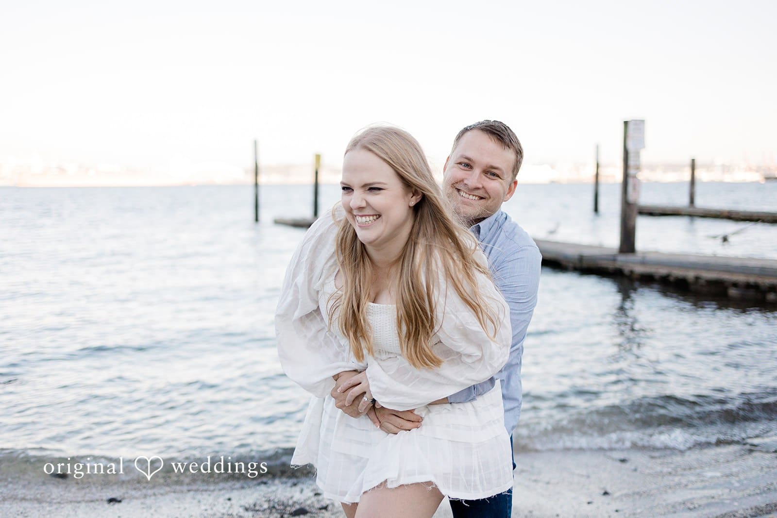 Alki Beach Pier Engagement // Tracey & Zachary -
