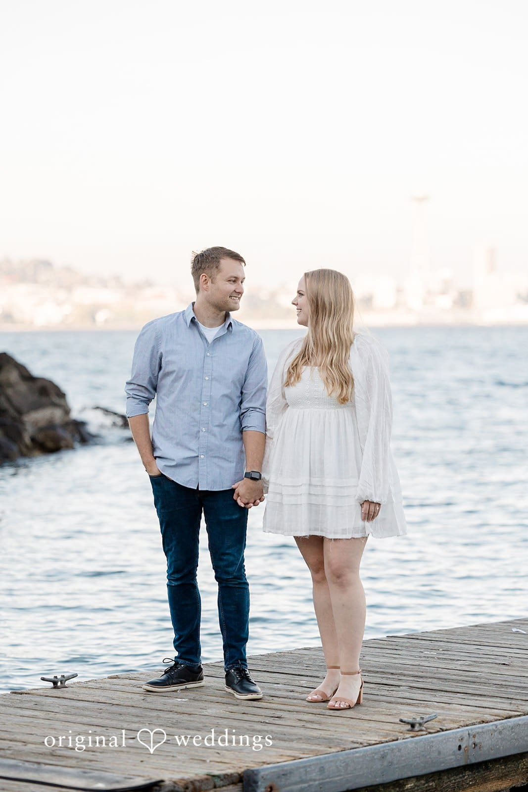 Alki Beach Pier Engagement // Tracey & Zachary -