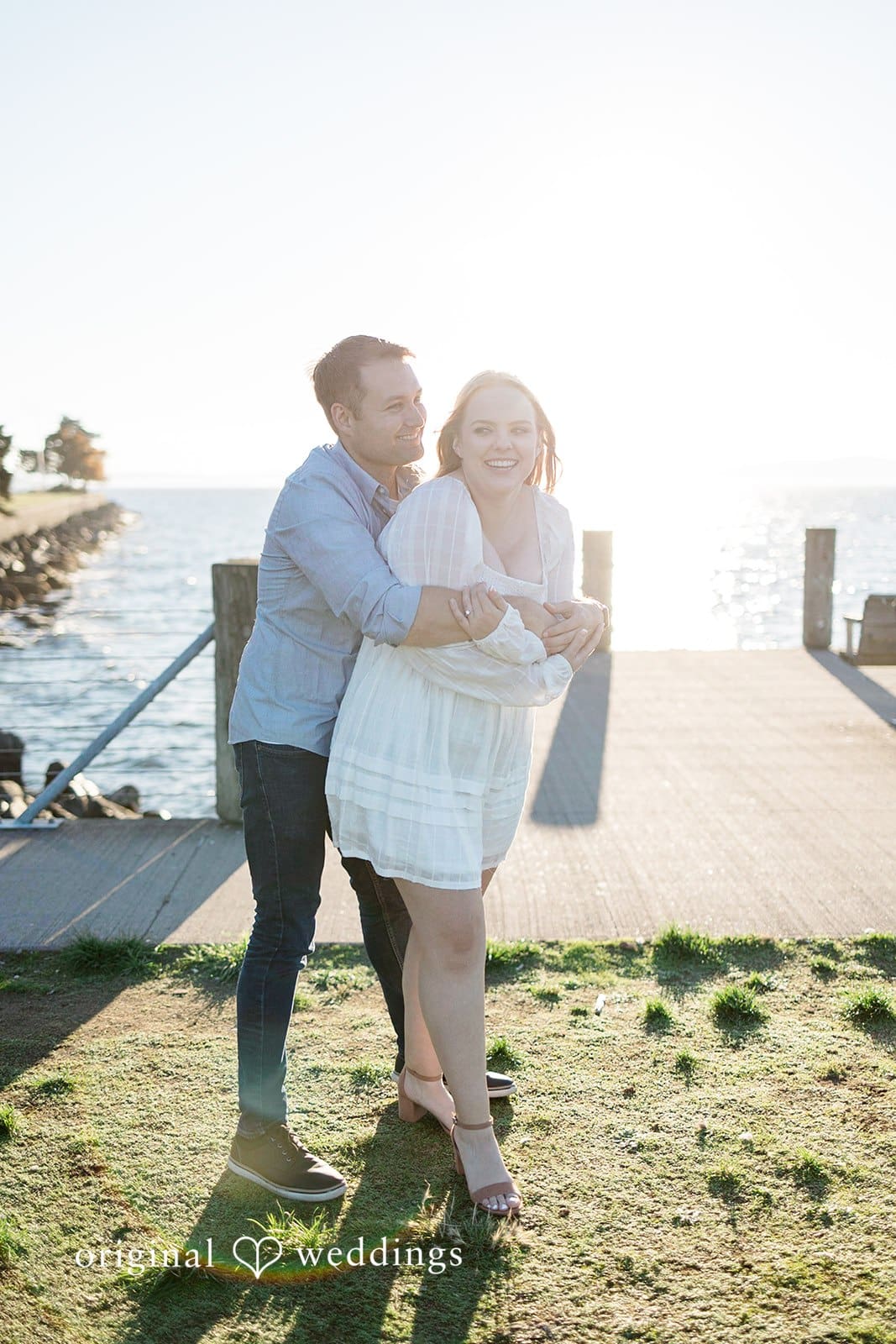 Alki Beach Pier Engagement // Tracey & Zachary -