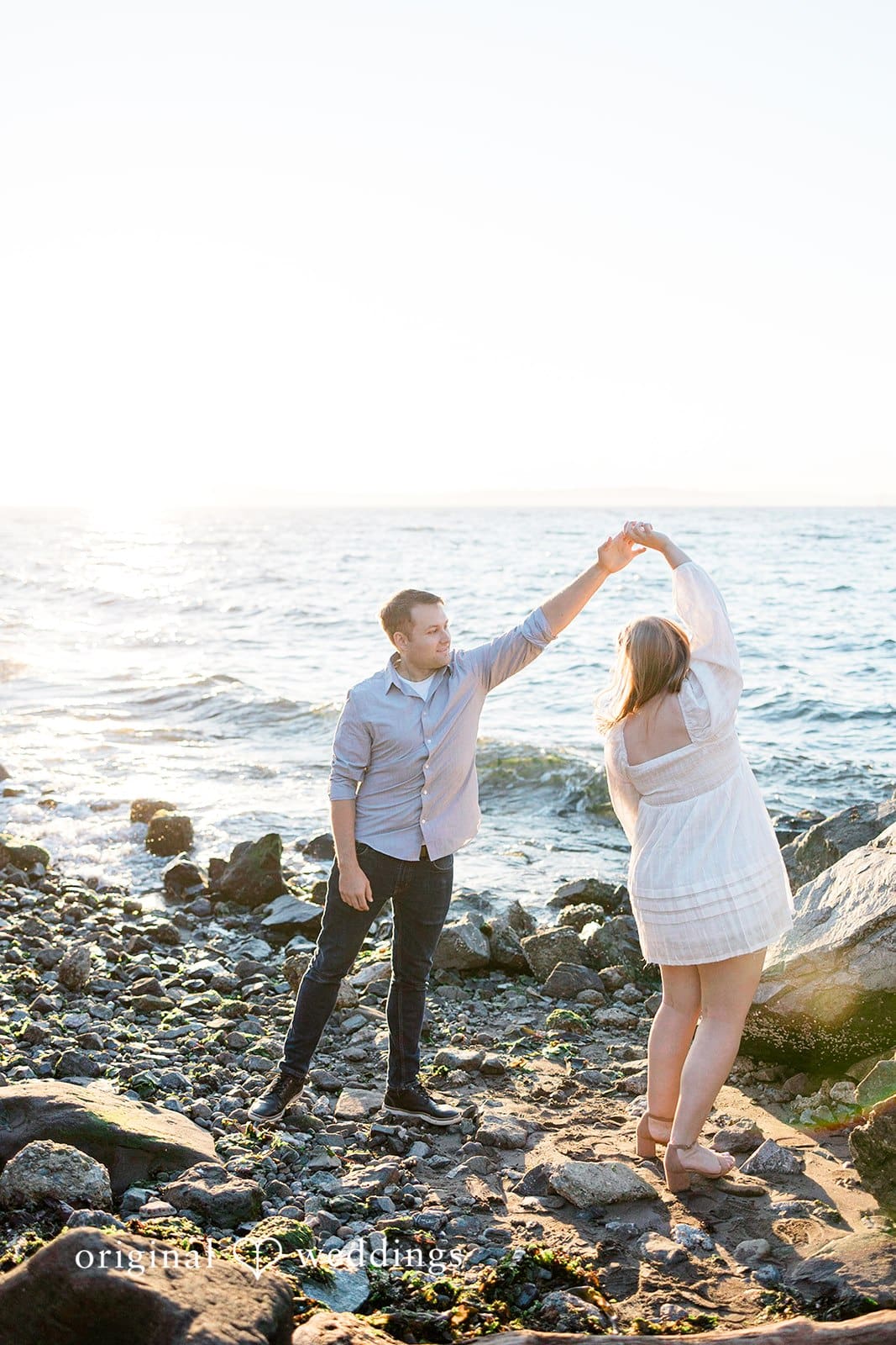 Alki Beach Pier Engagement // Tracey & Zachary -