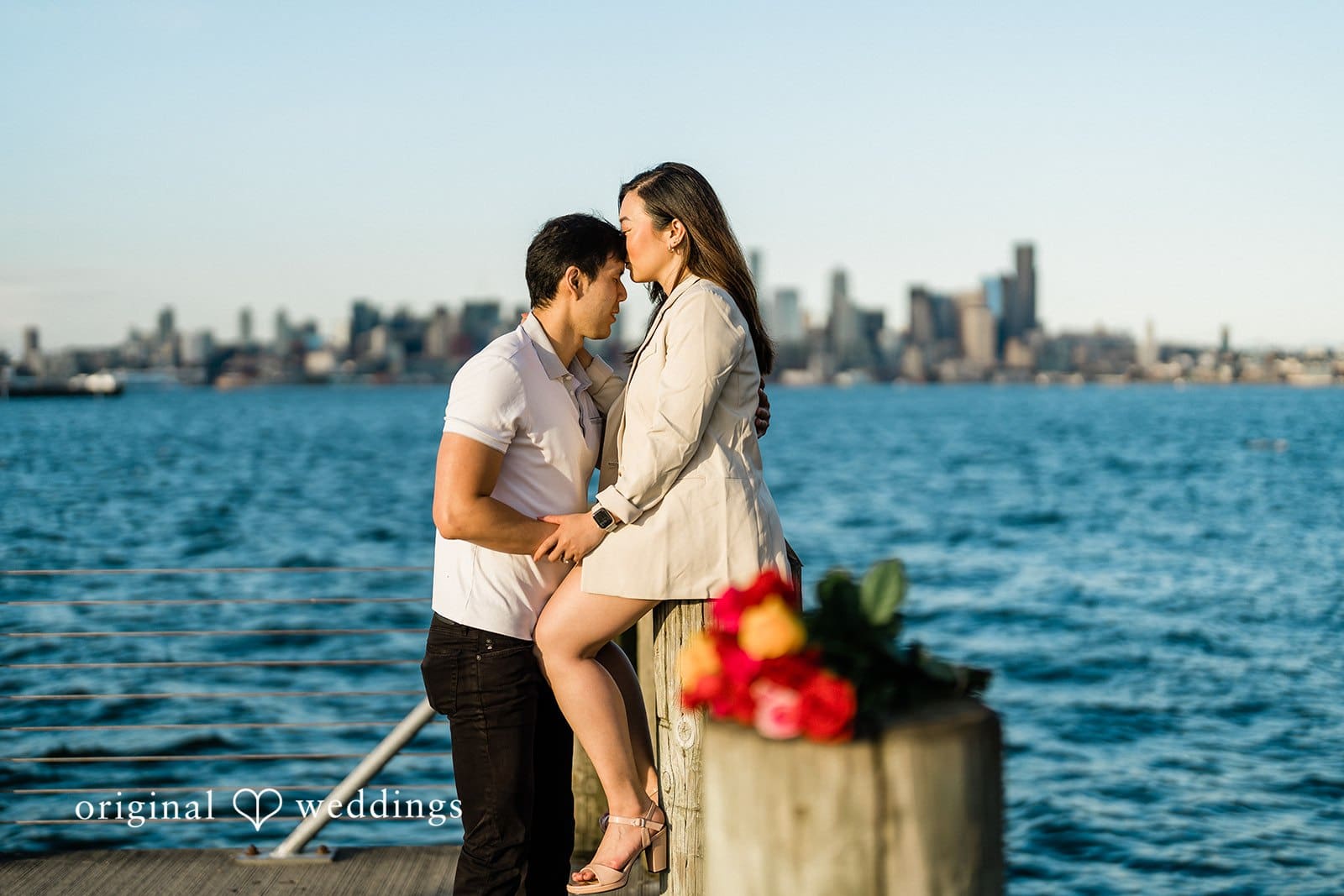 Alki Beach Engagement // Whiting & Reanna -