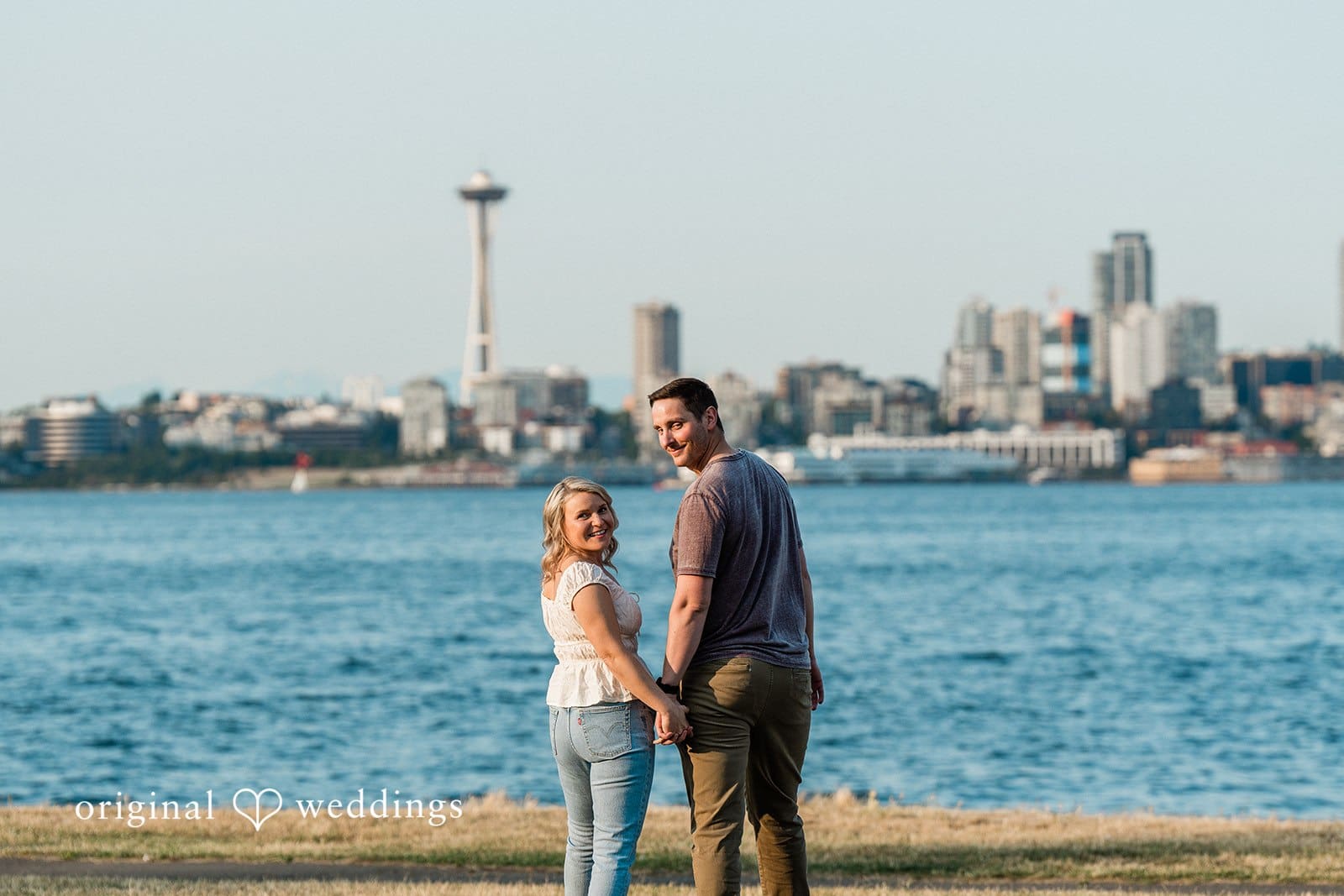 Alki Boat Launch Engagement // Delany & Ryan -