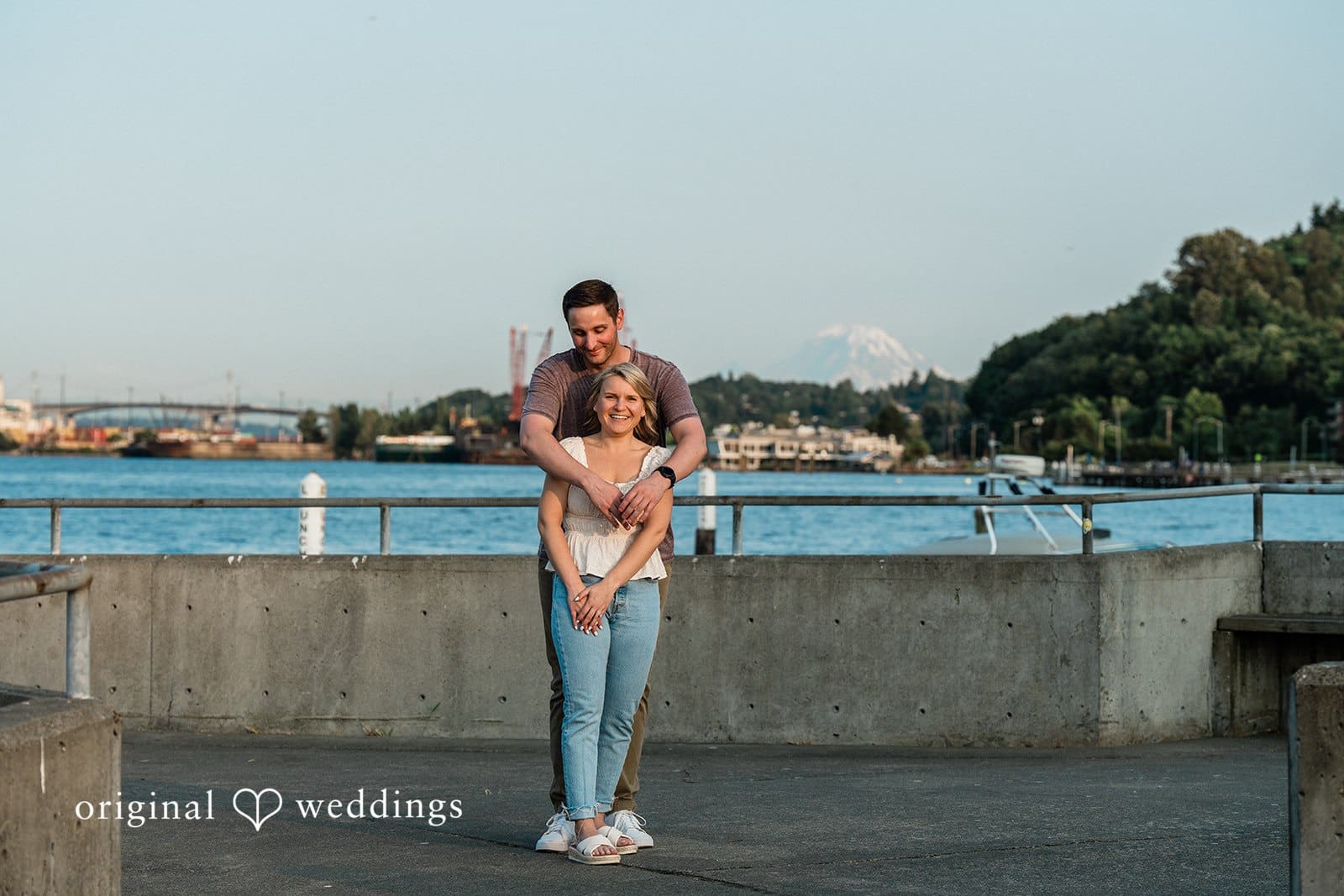 Alki Boat Launch Engagement // Delany & Ryan -