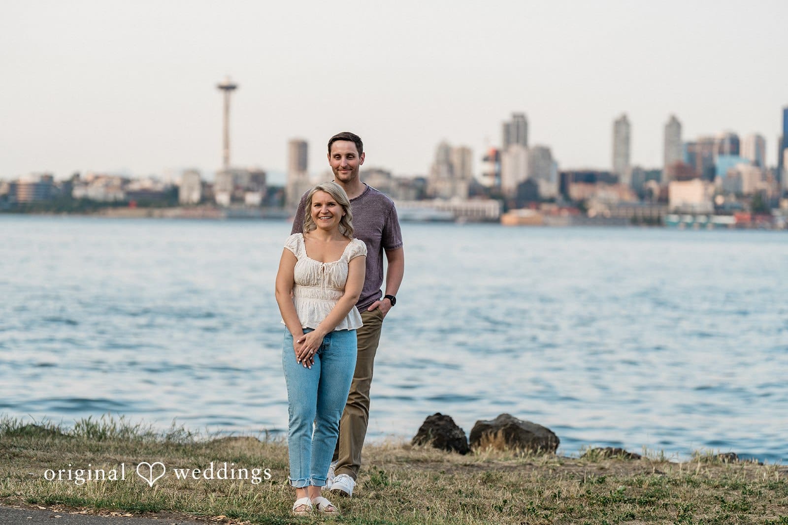 Alki Boat Launch Engagement // Delany & Ryan -