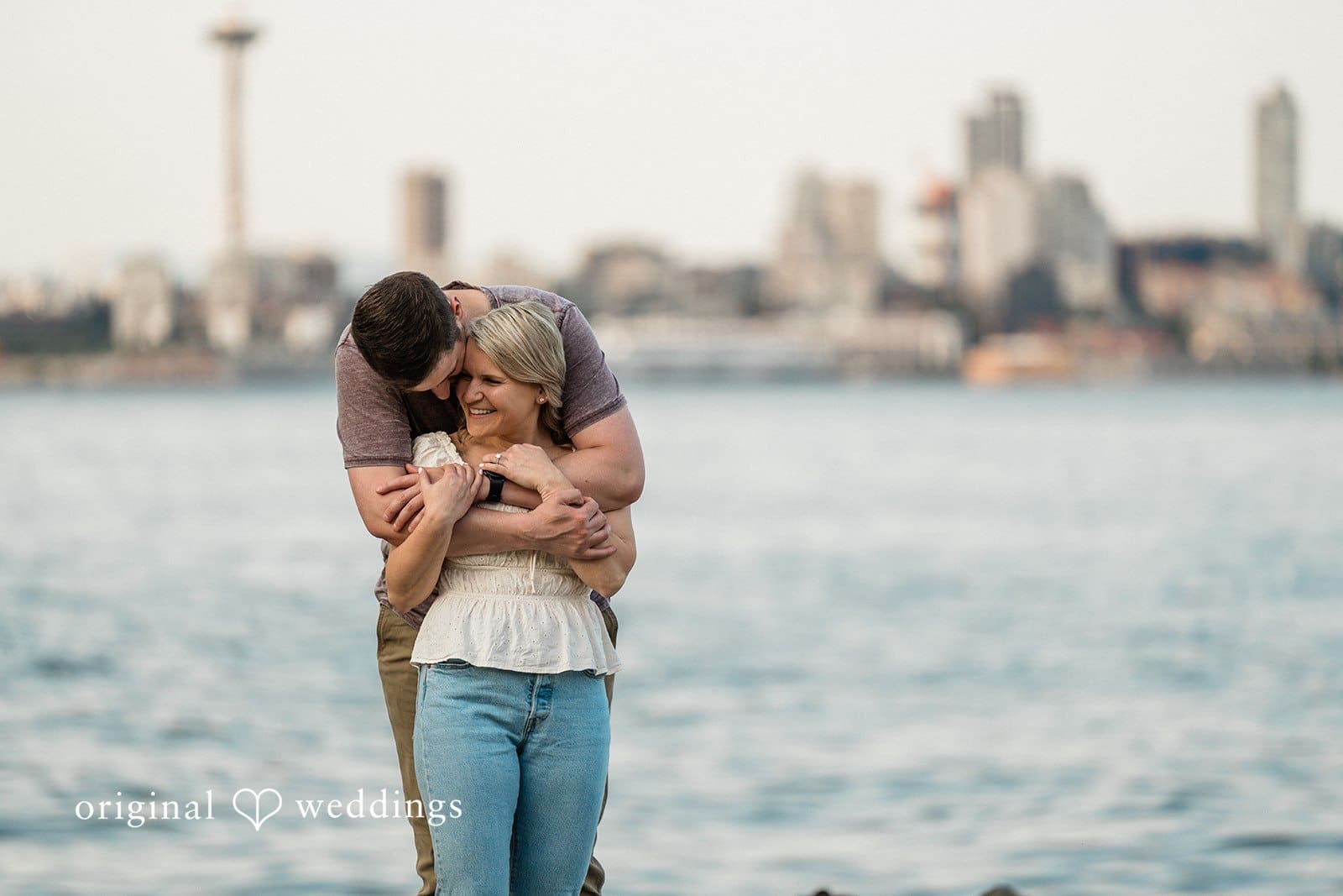 Alki Boat Launch Engagement // Delany & Ryan -