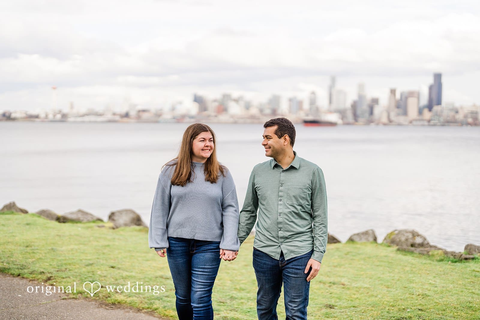 Alki Boat Launch Engagement // Mary & Brian -