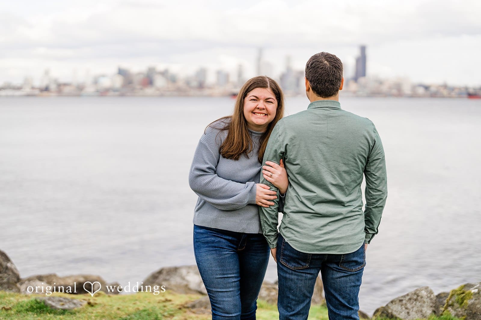 Alki Boat Launch Engagement // Mary & Brian -