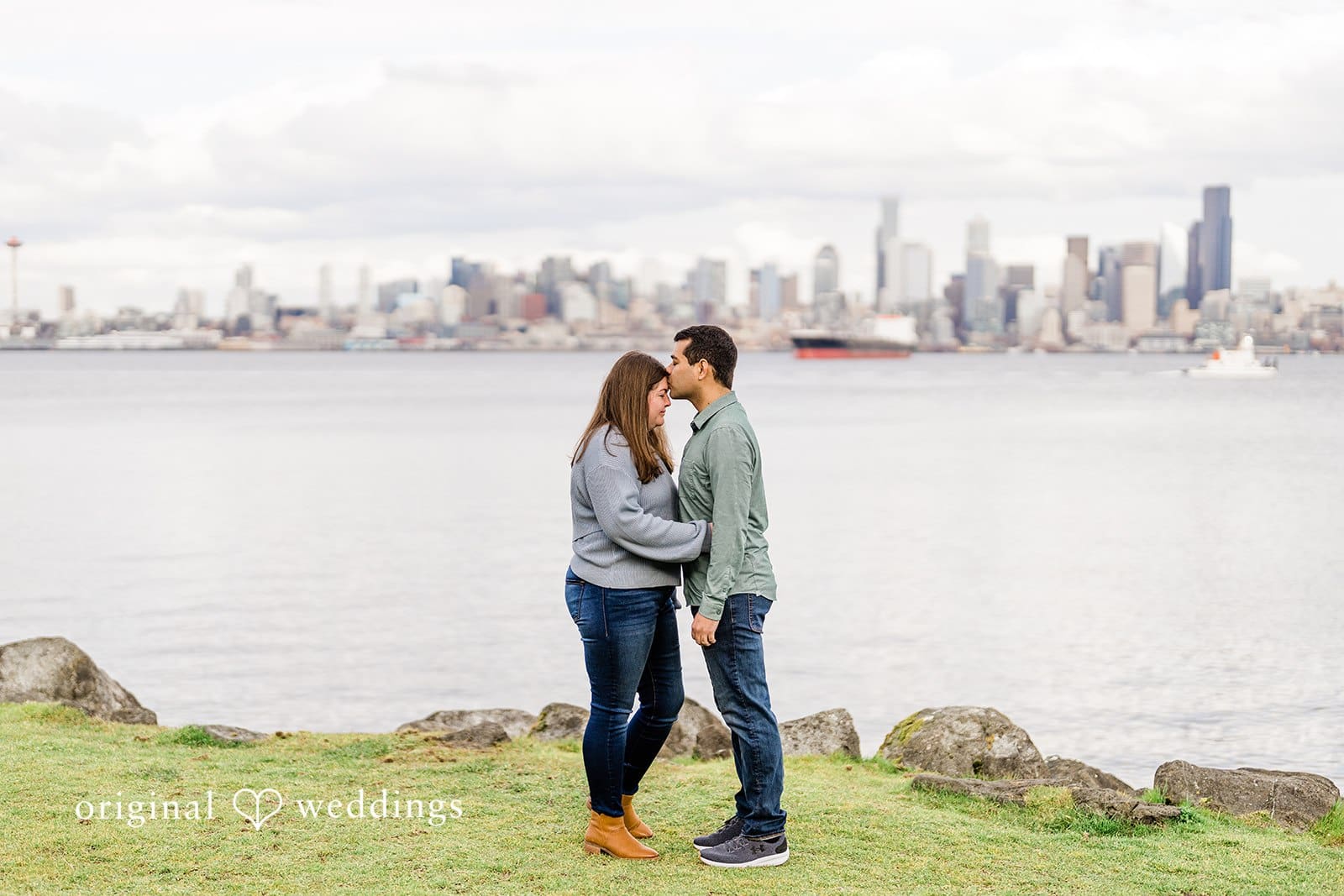 Alki Boat Launch Engagement // Mary & Brian -