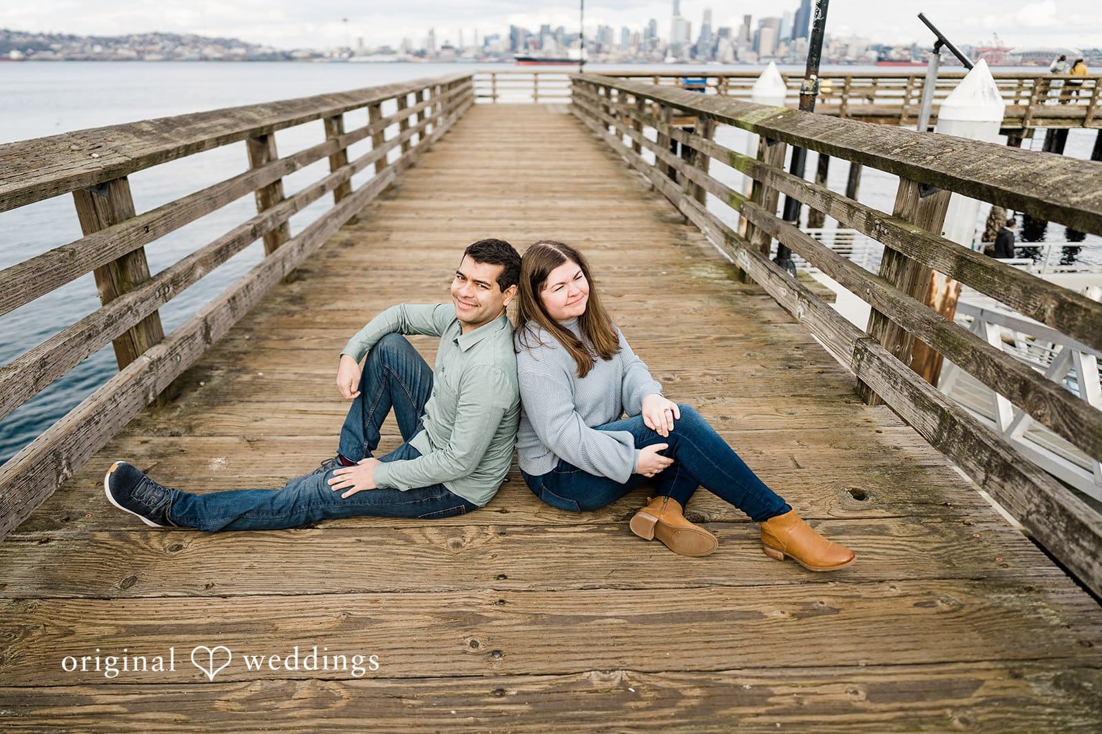 Alki Boat Launch Engagement // Mary & Brian -