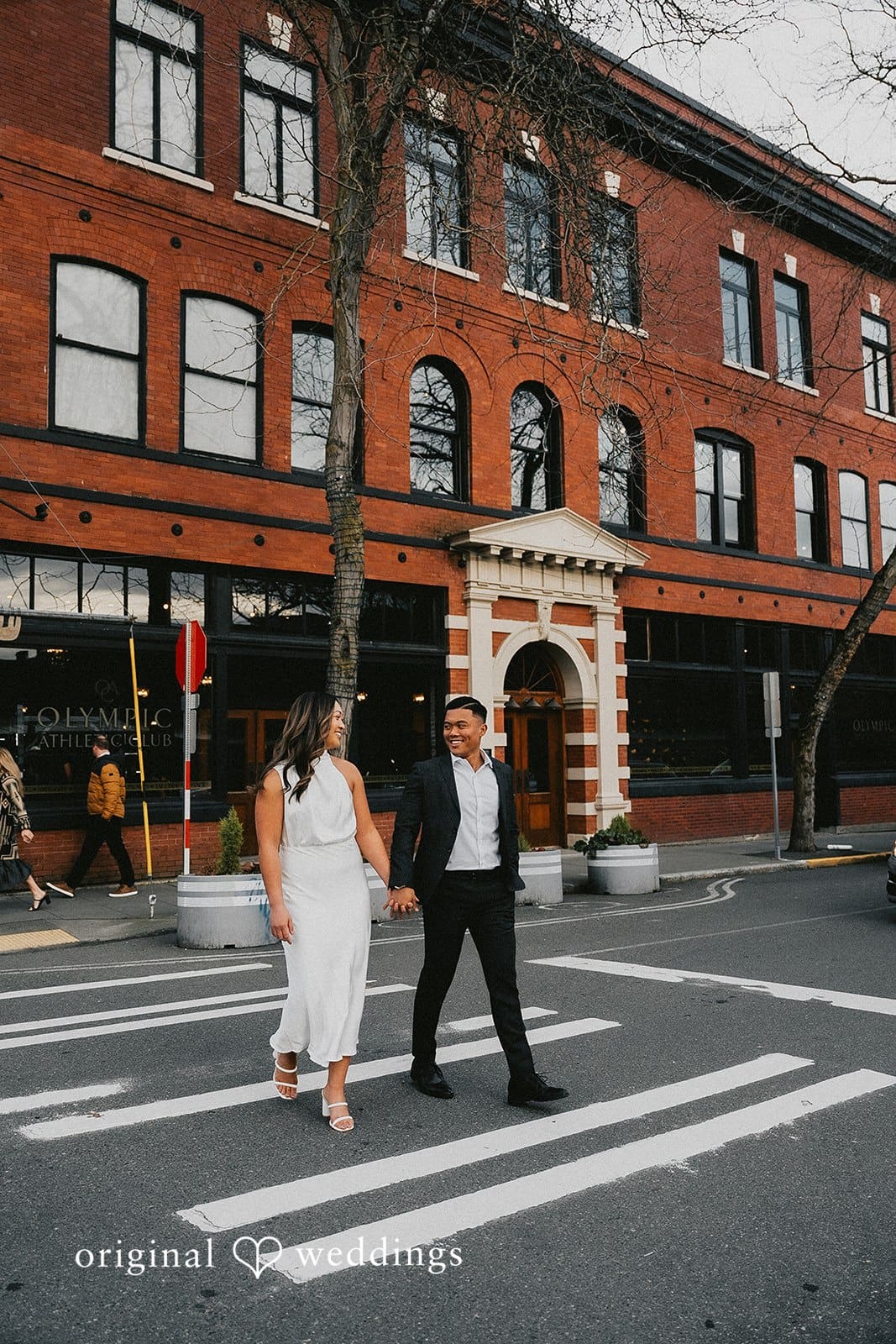 Ballard Downtown Engagement // Rowena & John -