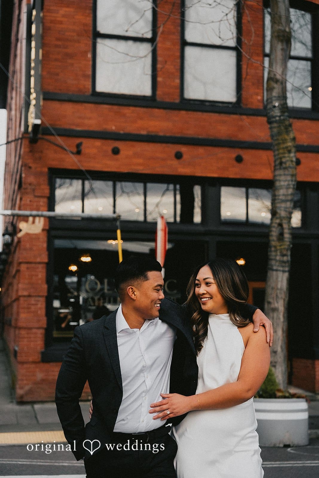 Ballard Downtown Engagement // Rowena & John -