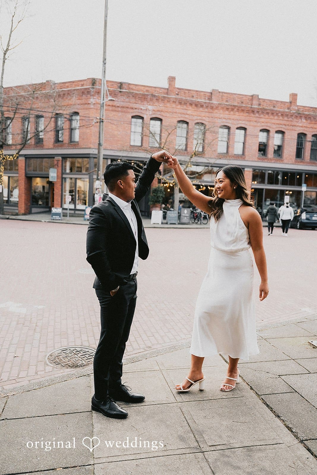 Ballard Downtown Engagement // Rowena & John -