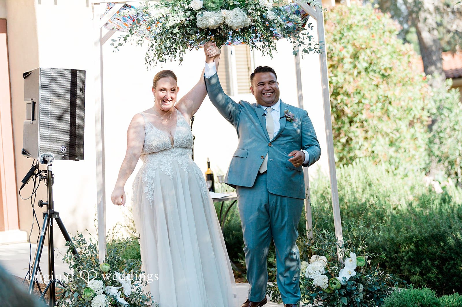 California Backyard Wedding // Danielle & Adrian -