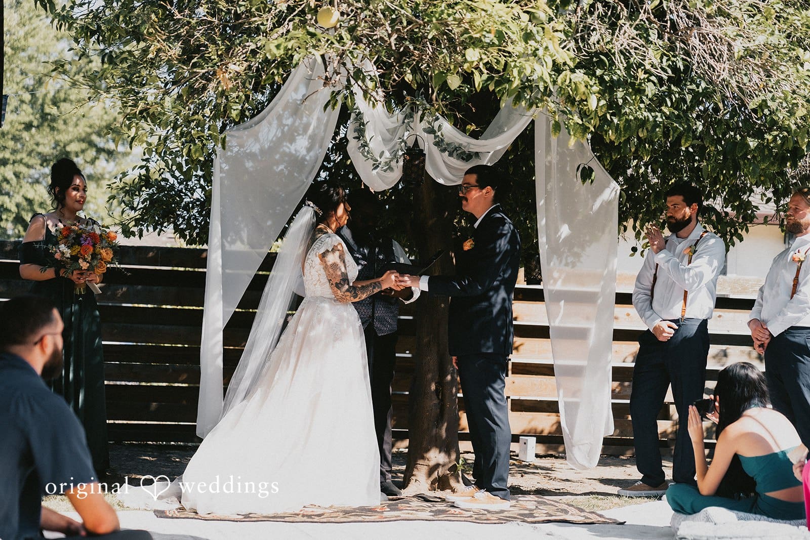 California Backyard Wedding // Lulie & Matt -