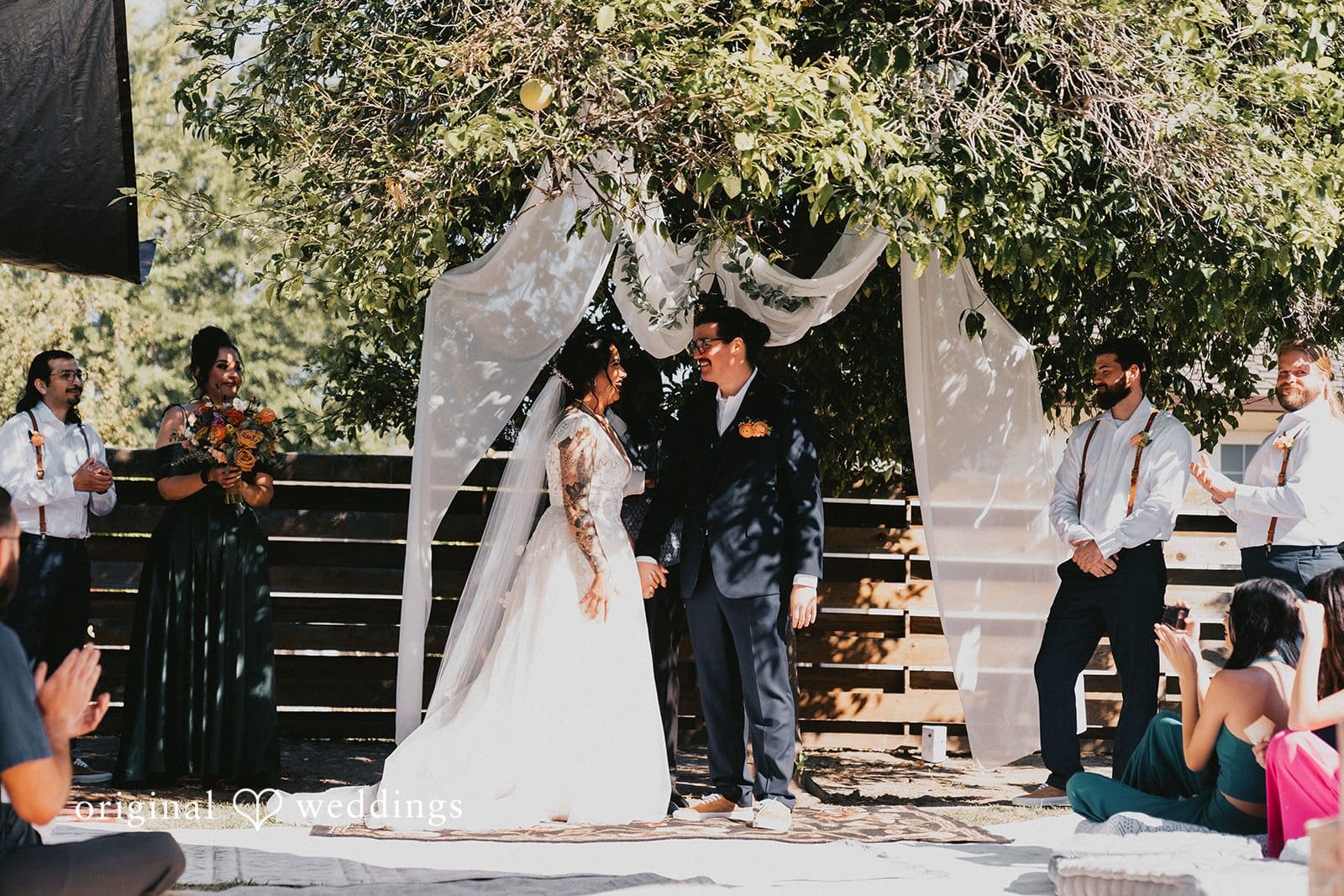 California Backyard Wedding // Lulie & Matt -