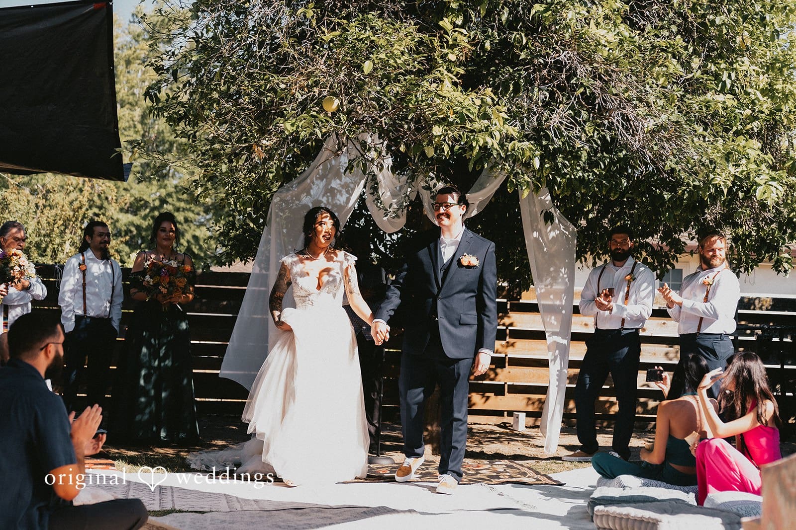 California Backyard Wedding // Lulie & Matt -