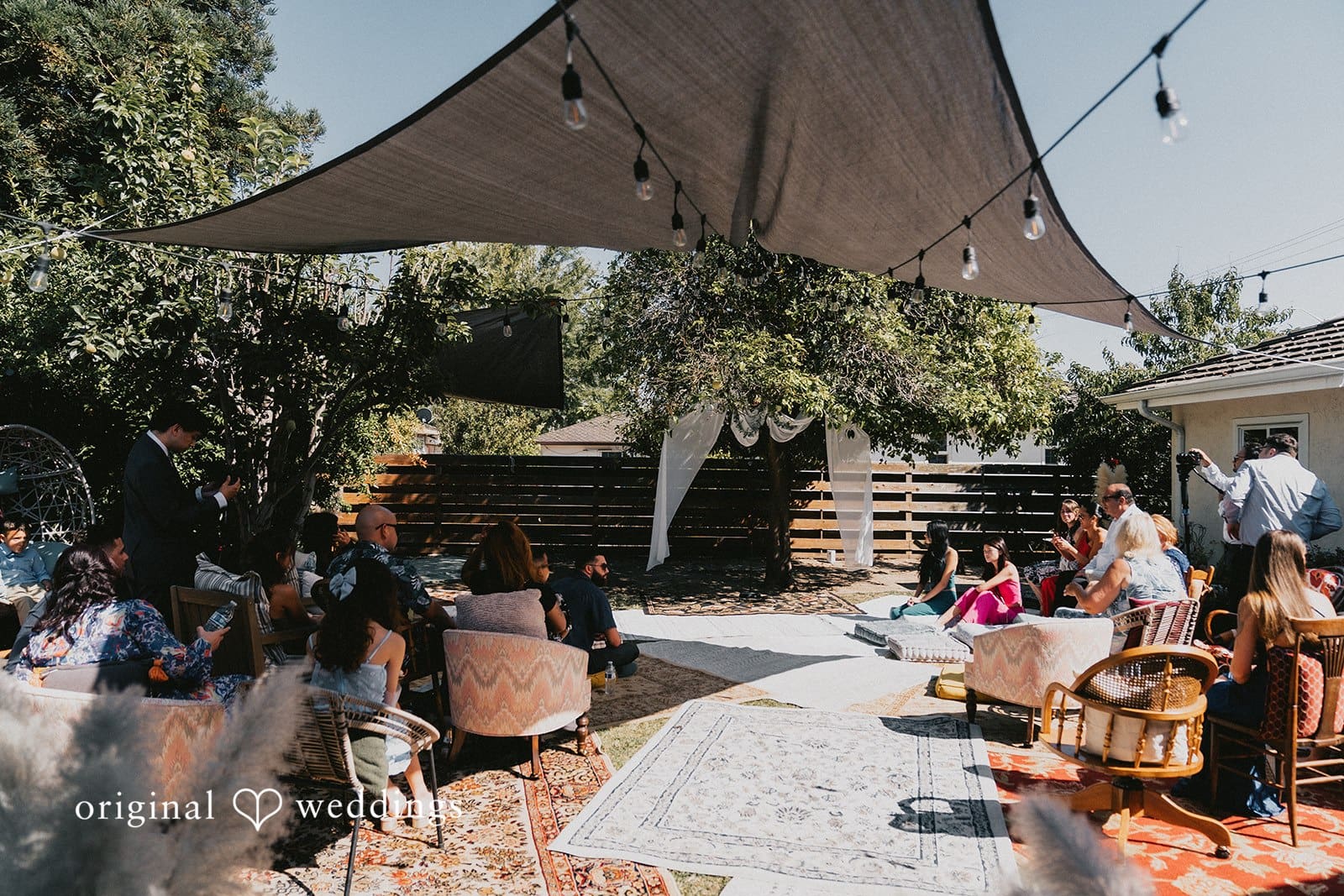 California Backyard Wedding // Lulie & Matt -