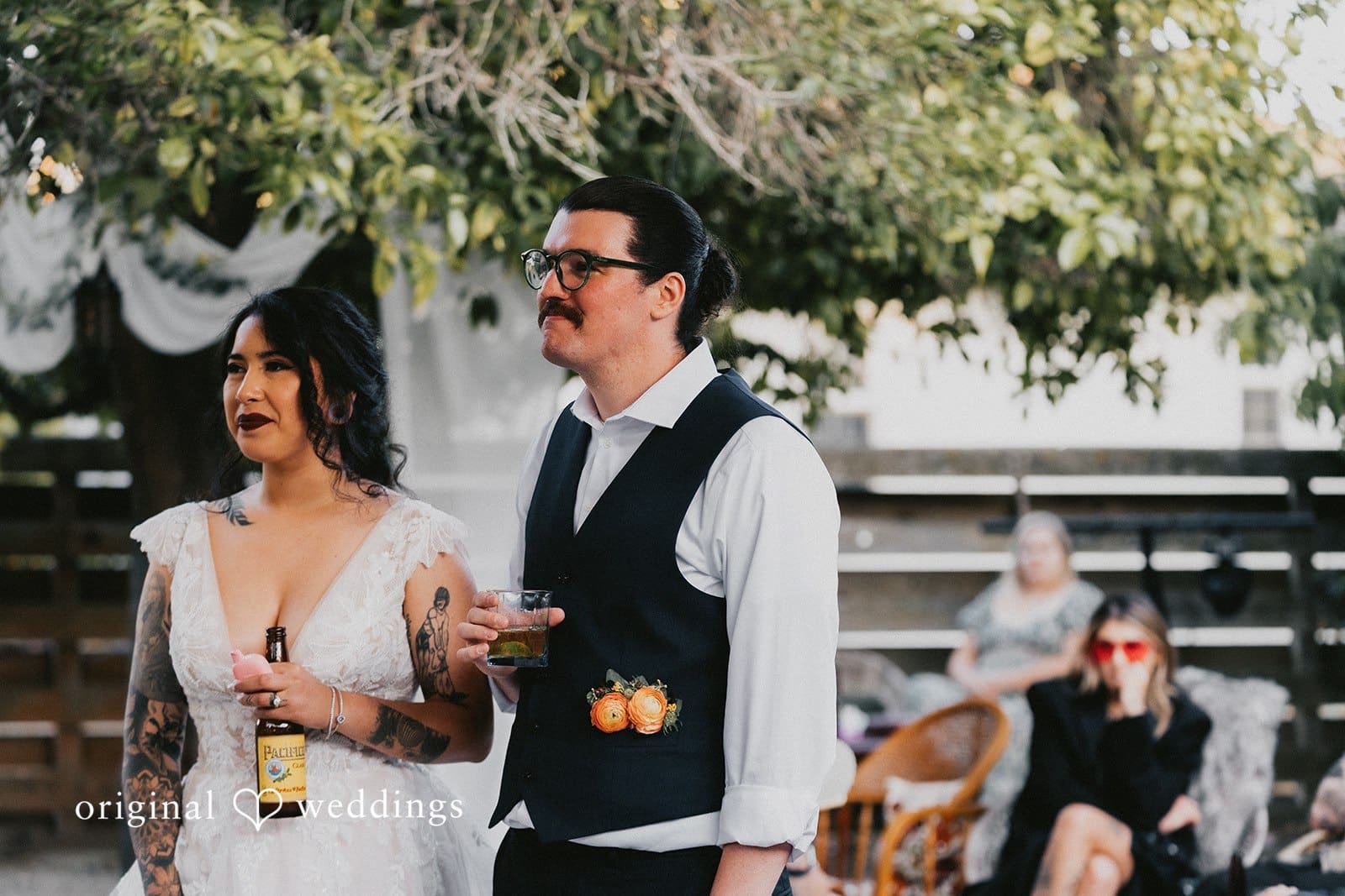 California Backyard Wedding // Lulie & Matt -