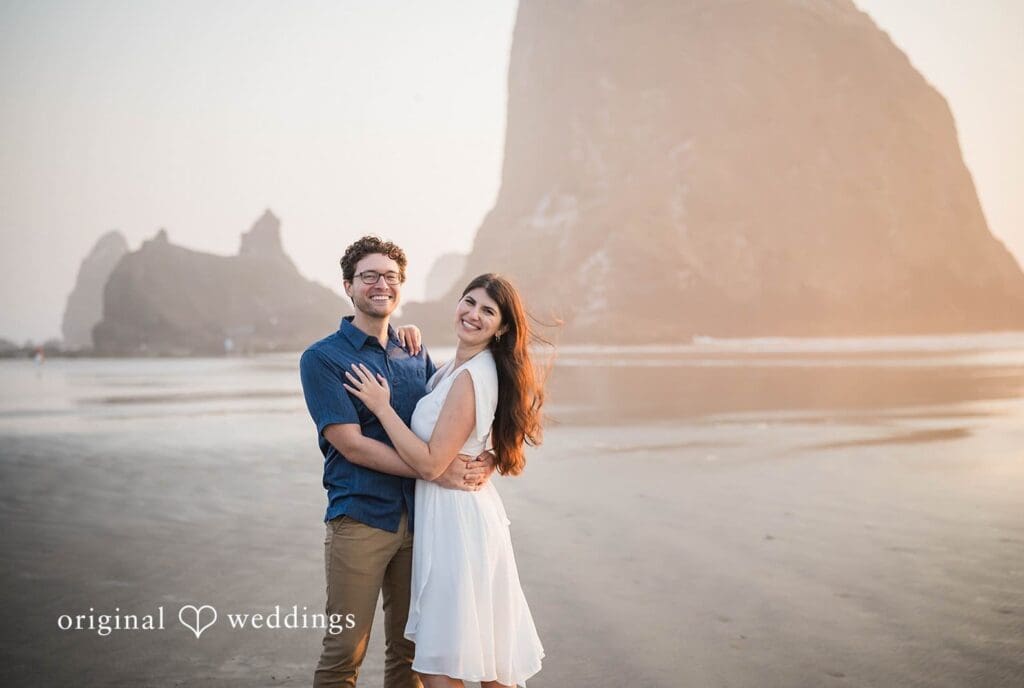 Cannon Beach Engagement // Zechariah & Tova -