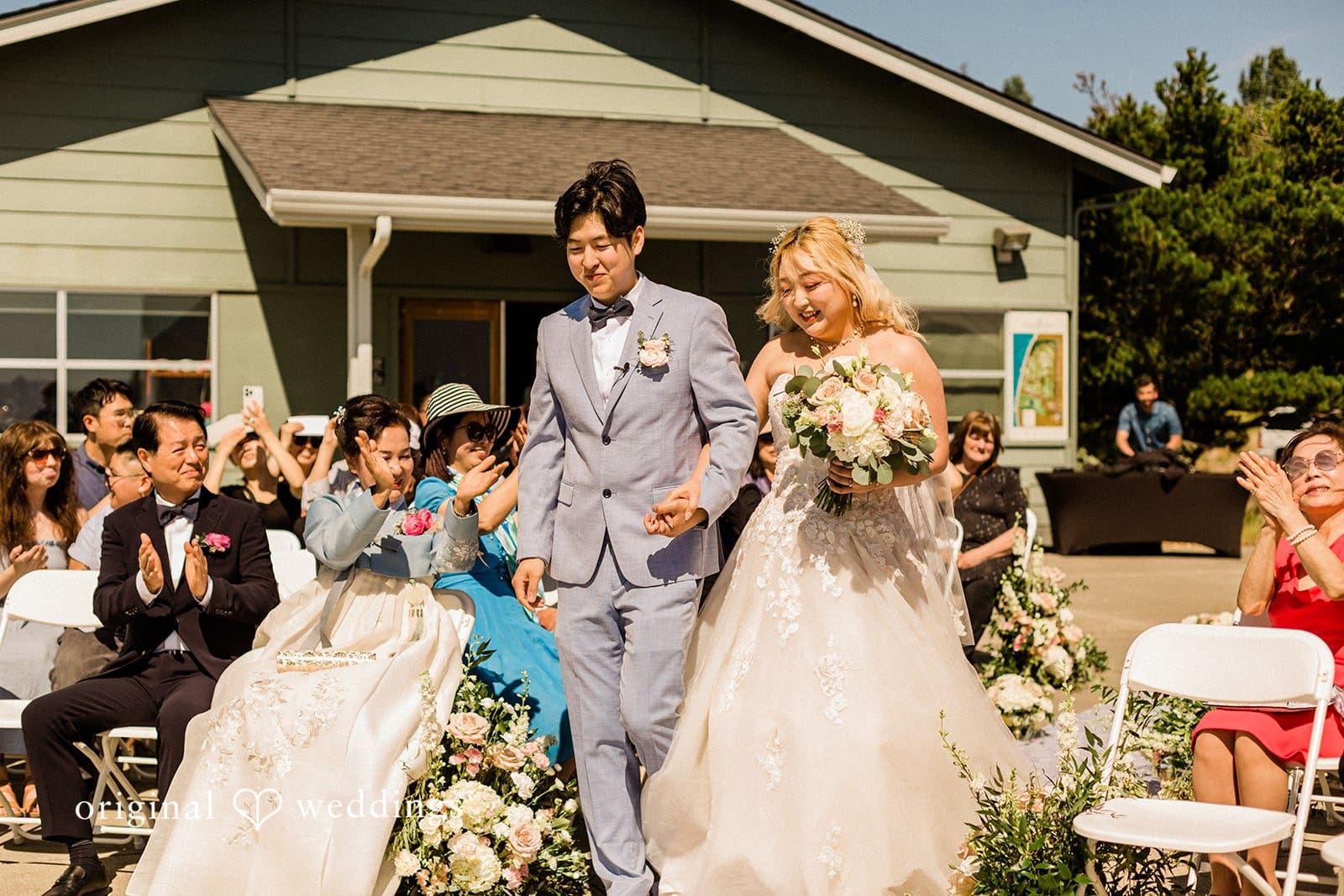 Chambers Bay Golf Course Wedding // Min & CJ -