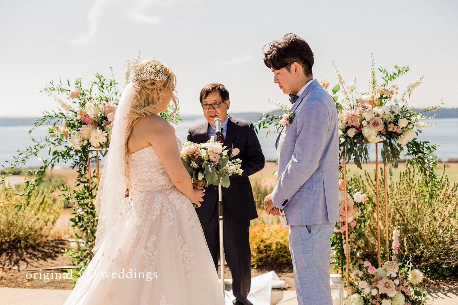 Chambers Bay Golf Course Wedding // Min & CJ -