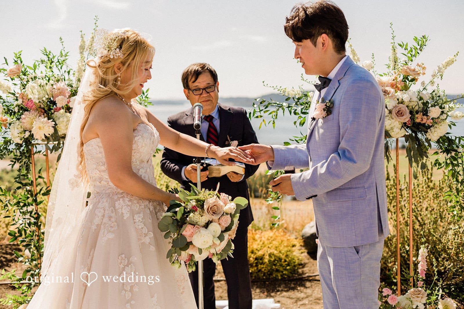 Chambers Bay Golf Course Wedding // Min & CJ -