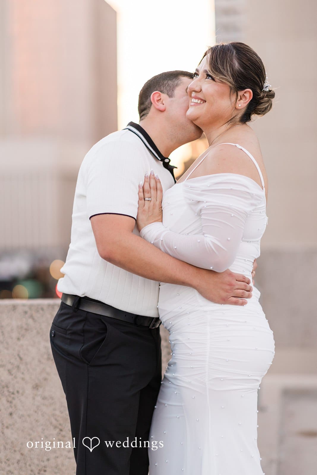City Hall and Chase Bank Garage Engagement // Esmeralda & Javier -