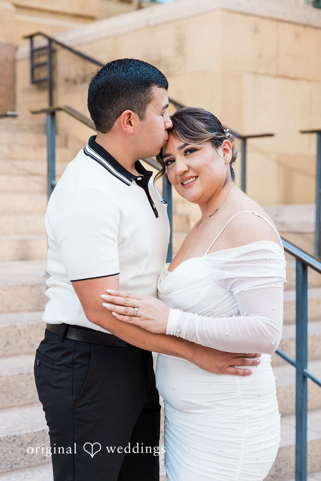 City Hall and Chase Bank Garage Engagement // Esmeralda & Javier -