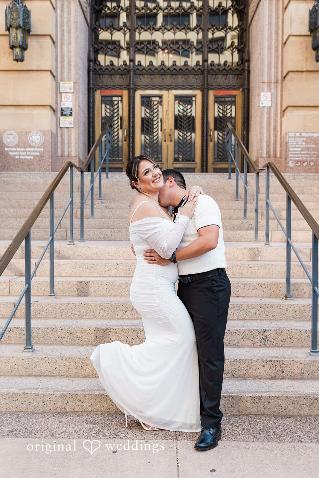 City Hall and Chase Bank Garage Engagement // Esmeralda & Javier -