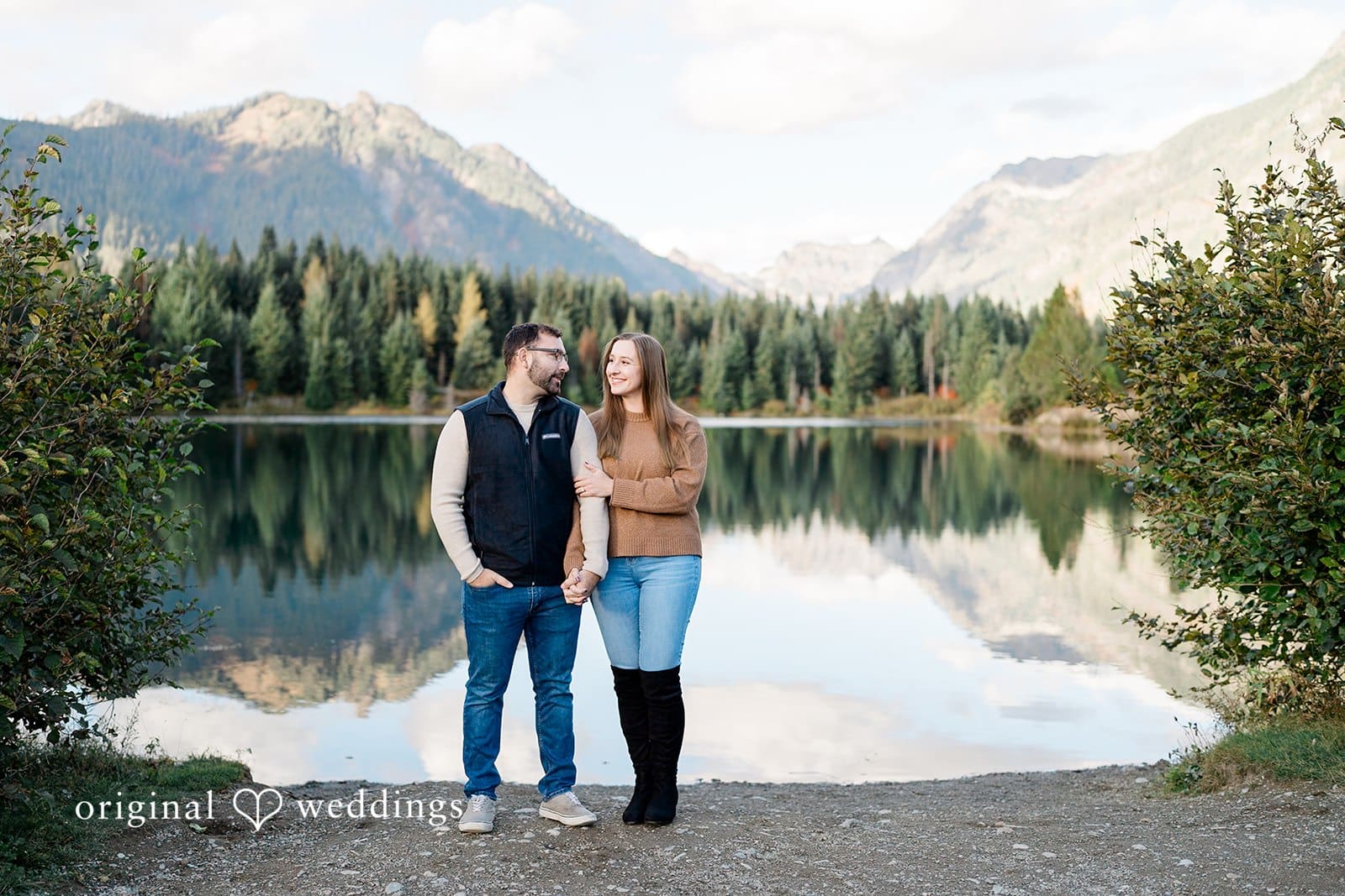 Gold Creek Pond Engagement // Carly & Scott -