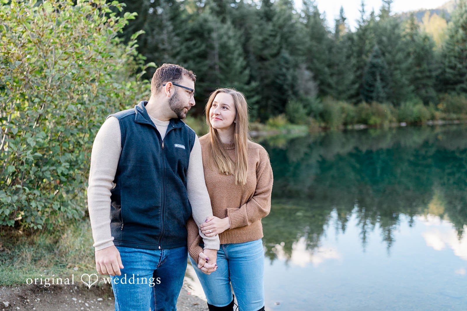 Gold Creek Pond Engagement // Carly & Scott -