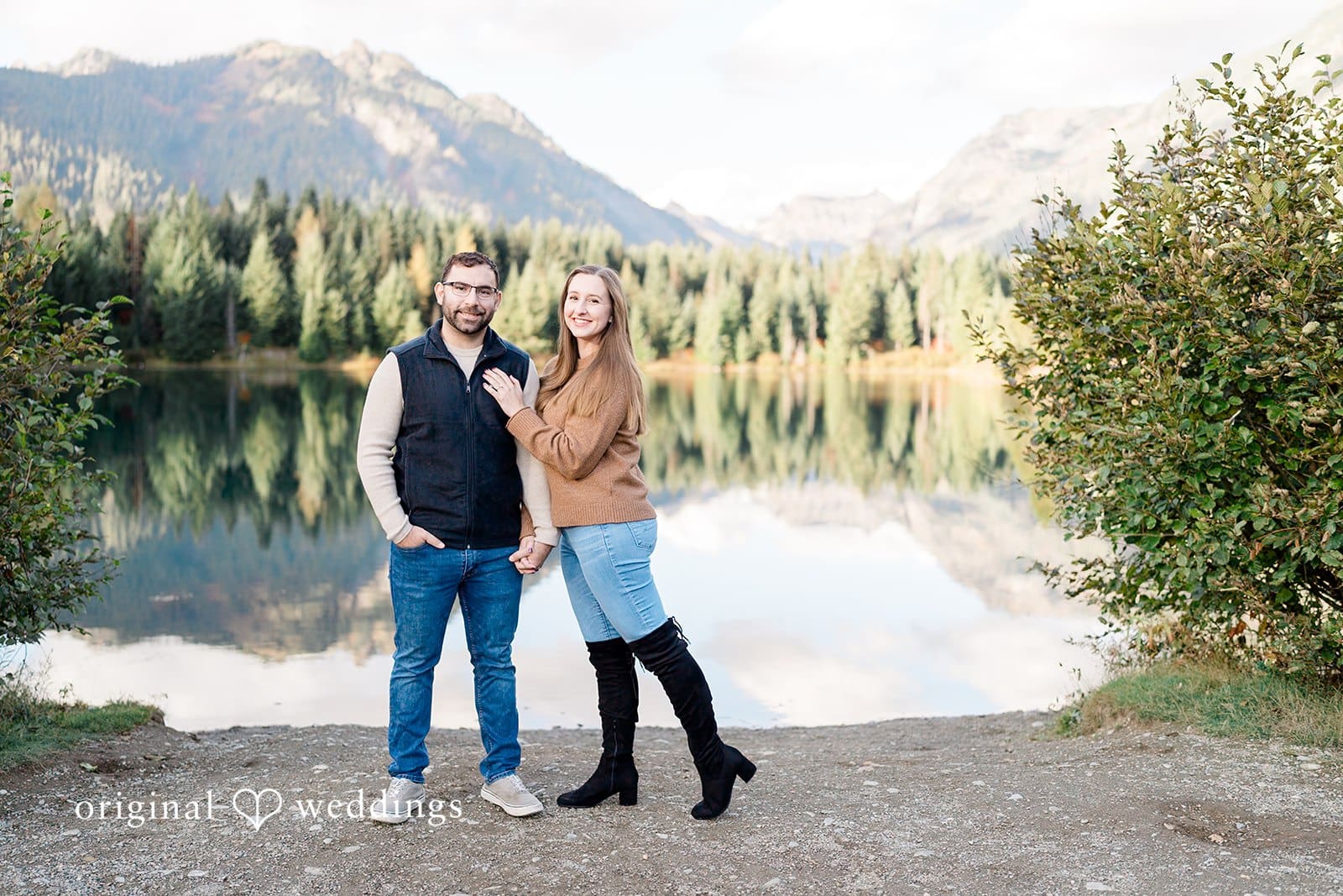 Gold Creek Pond Engagement // Carly & Scott -
