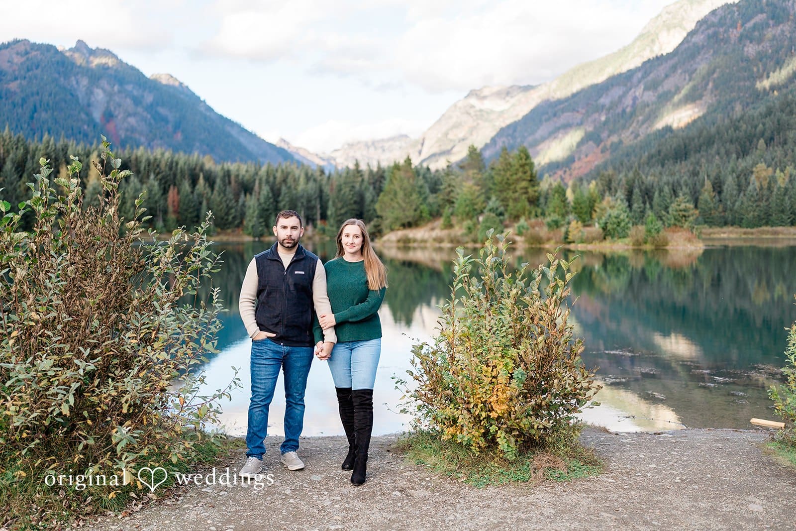 Gold Creek Pond Engagement // Carly & Scott -