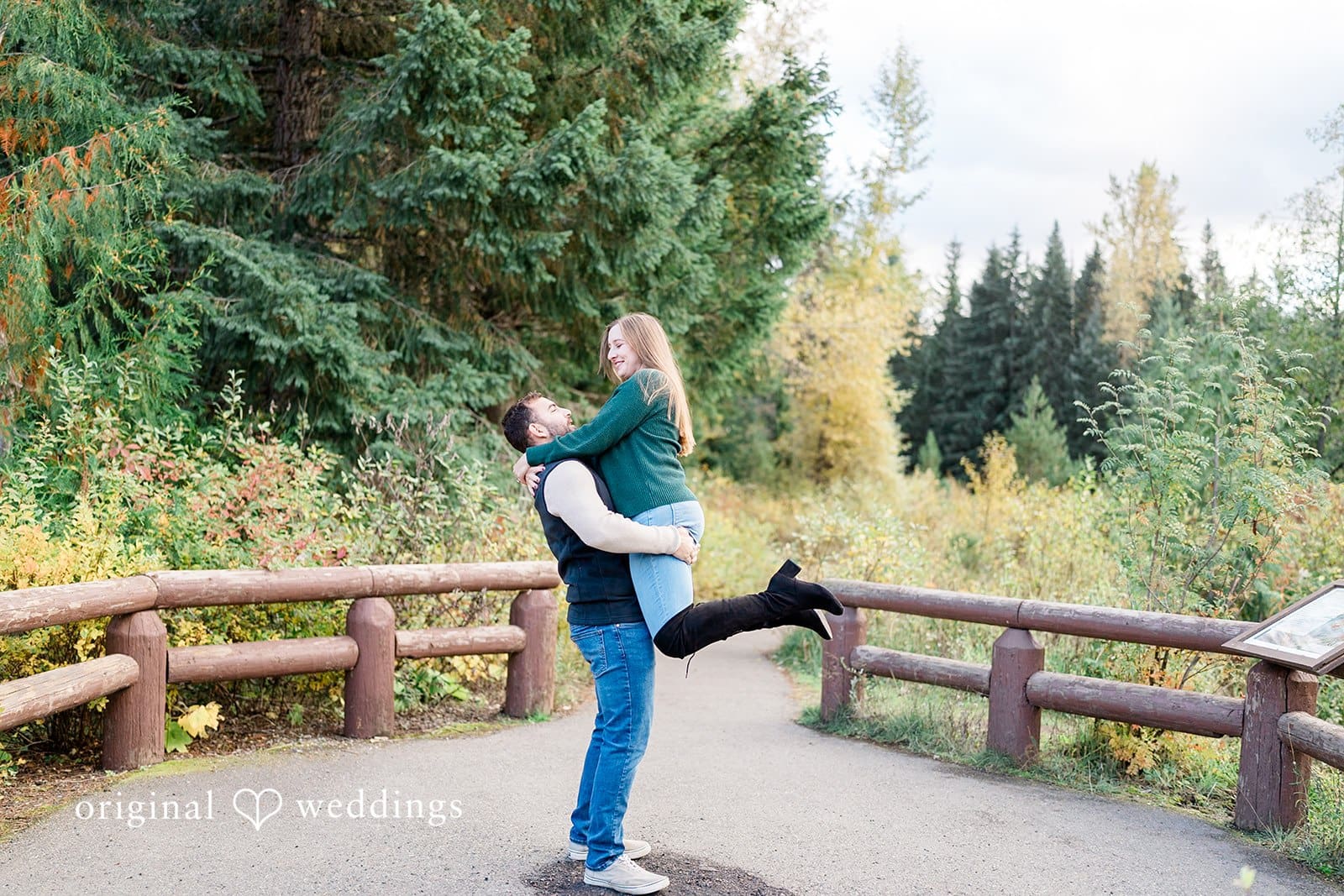 Gold Creek Pond Engagement // Carly & Scott -