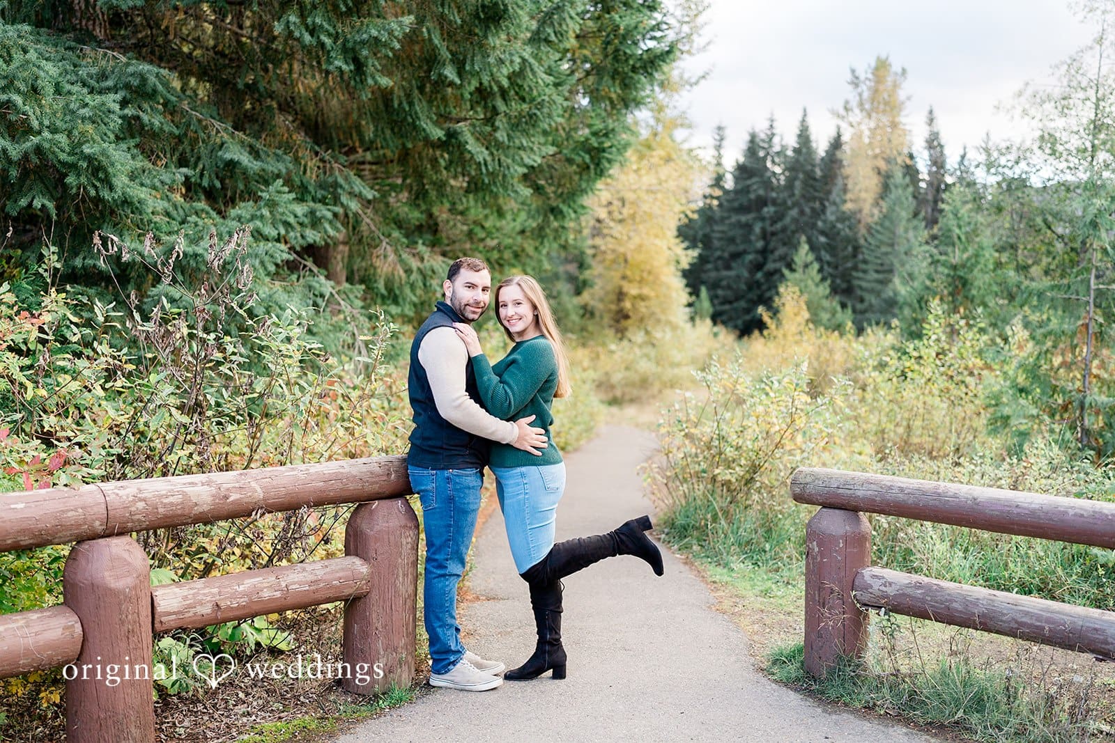 Gold Creek Pond Engagement // Carly & Scott -