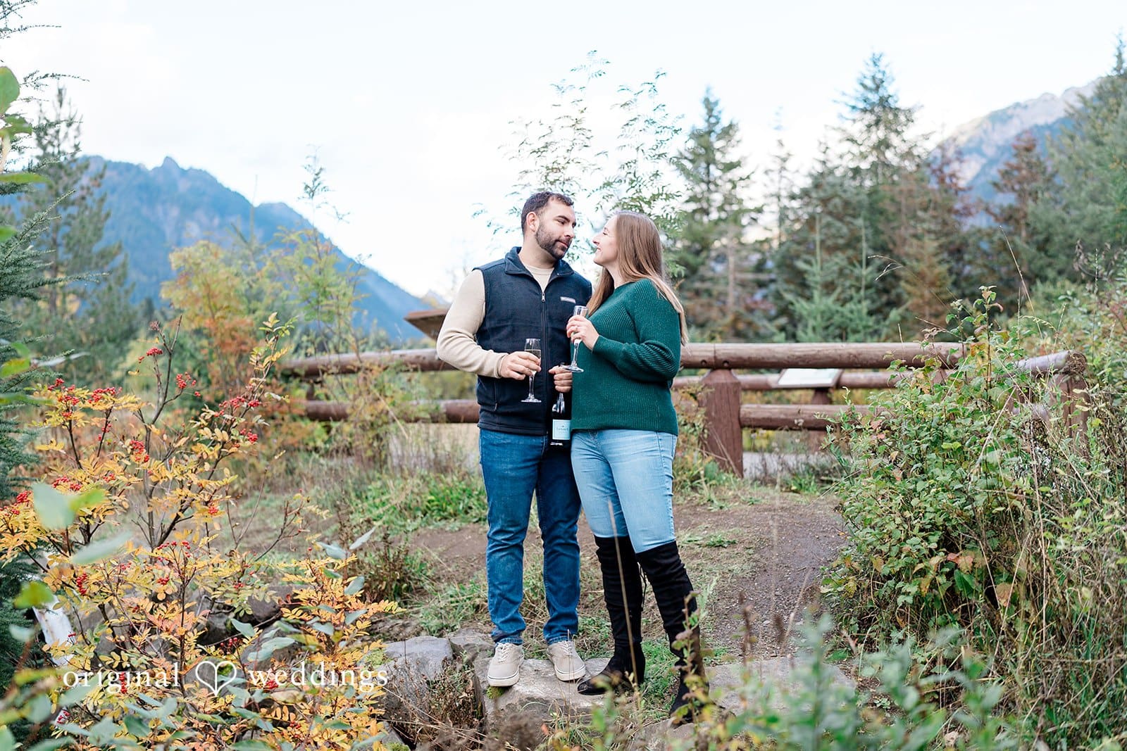 Gold Creek Pond Engagement // Carly & Scott -