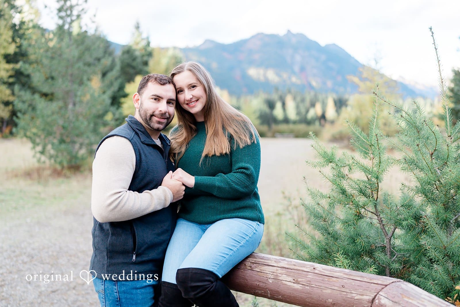 Gold Creek Pond Engagement // Carly & Scott -
