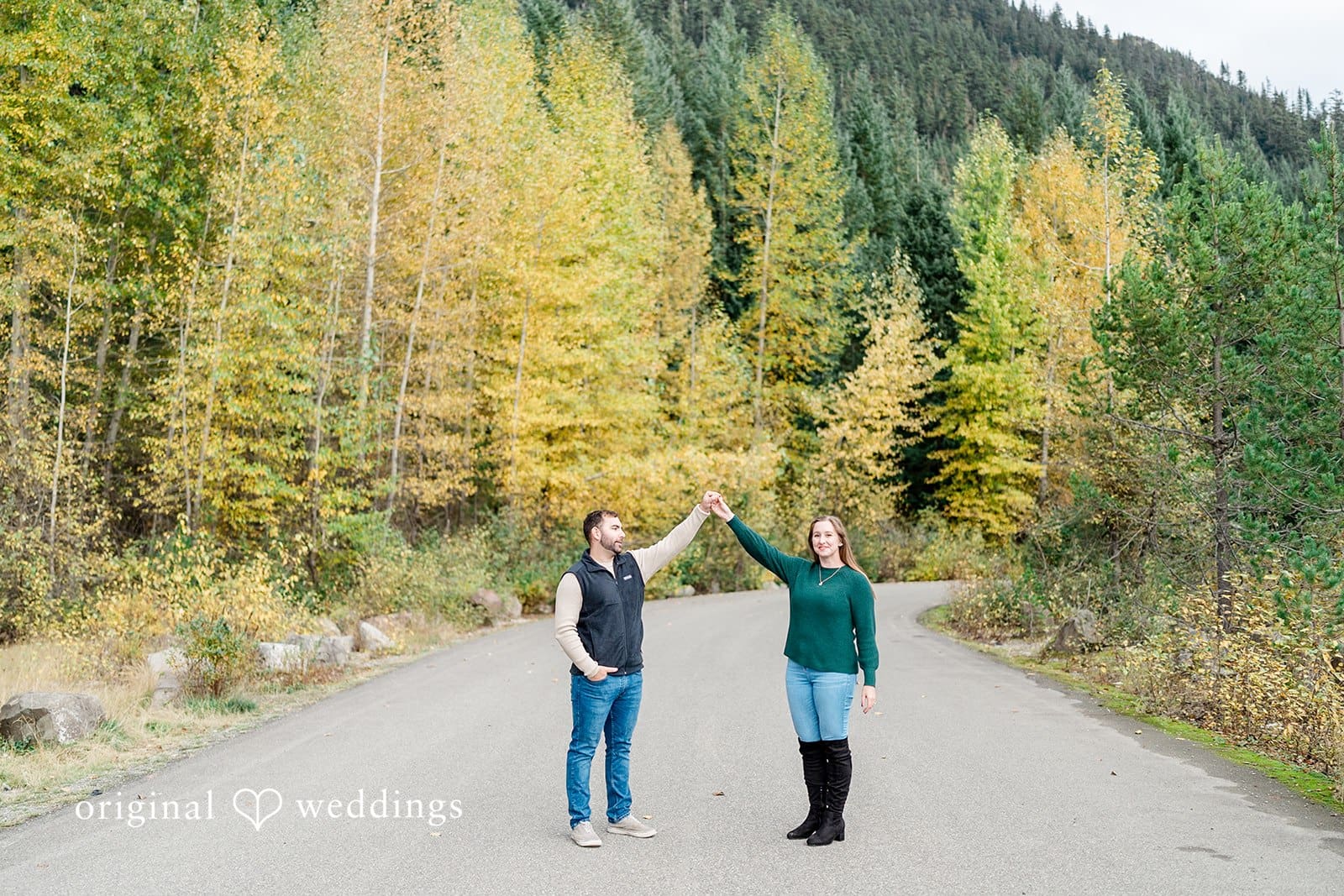 Gold Creek Pond Engagement // Carly & Scott -