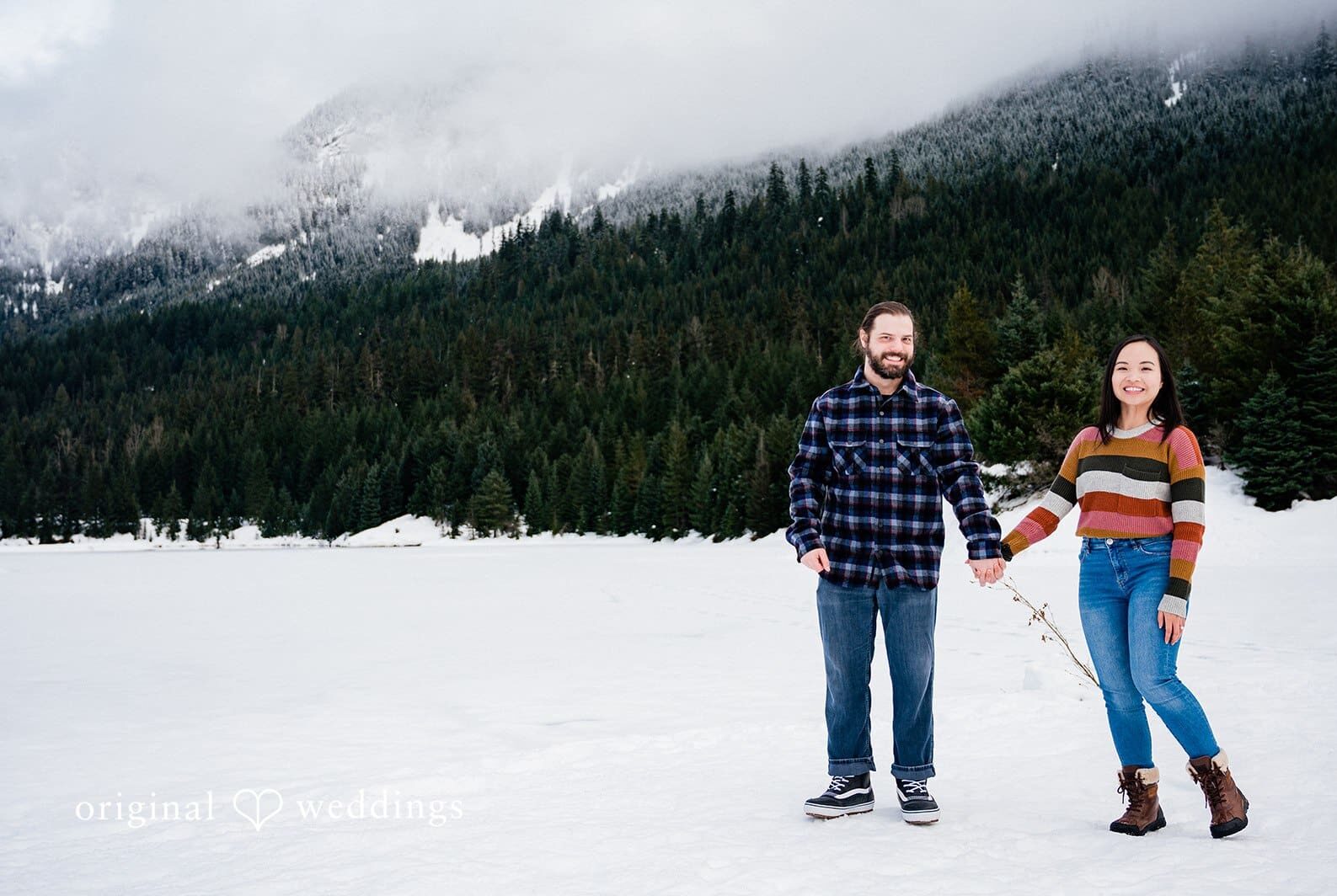 Gold Creek Pond Engagement // Uyen & Wayne -