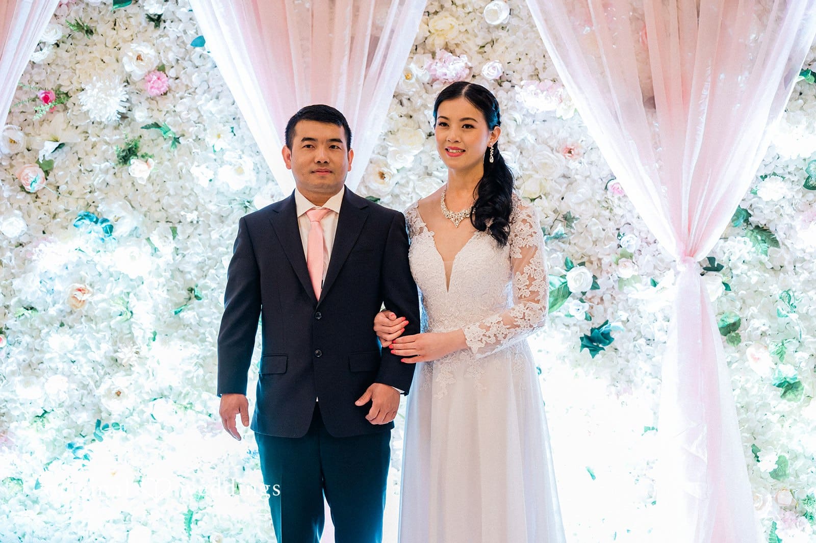 Golden Complex Banquet Hall Wedding // Vicky & Za -